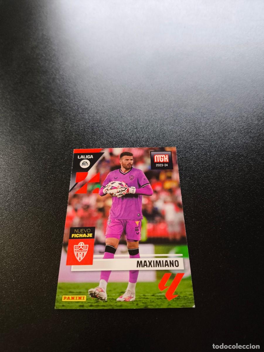Cromos de f&uacute;tbol: 480 Maximiano ALMERIA NUEVO FICHAJE PANINI LIGA MEGACRACKS MGK 2023 2024 23 24 NO ESTE