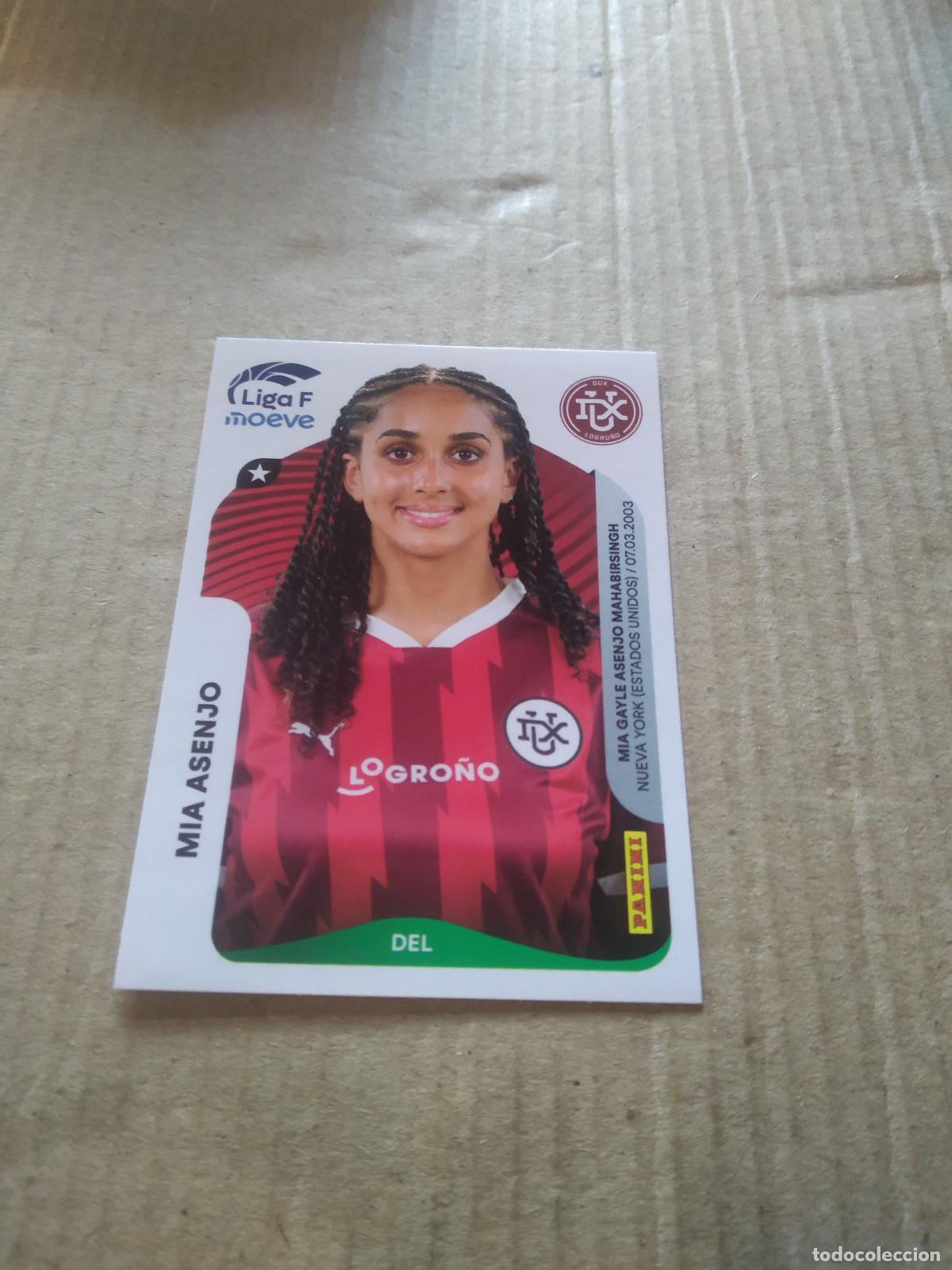 Cromos de f&uacute;tbol: 158 MIA ASENJO DUX LOGRO&Ntilde;O CROMO FUTBOL PANINI LIGA FEMENINA 2025-2026 LIGA F 25-26