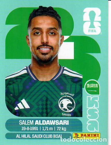 Cromos de f&uacute;tbol: CROMO PANINI MUNDIAL WORLD CUP 2026 - KSA16 KSA 16 - ALDAWSARI - ARABIA SAUDI