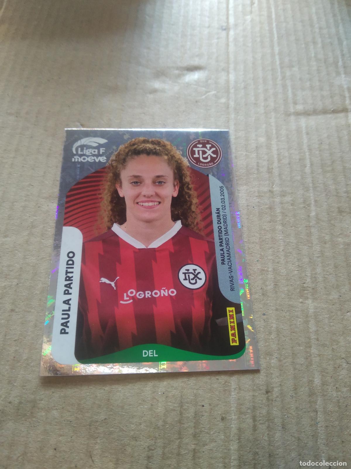 Cartes &agrave; collectionner de Football: 160 PAULA PARTIDO DUX LOGRO&Ntilde;O CROMO FUTBOL PANINI LIGA FEMENINA 2025-2026 LIGA F 25-26