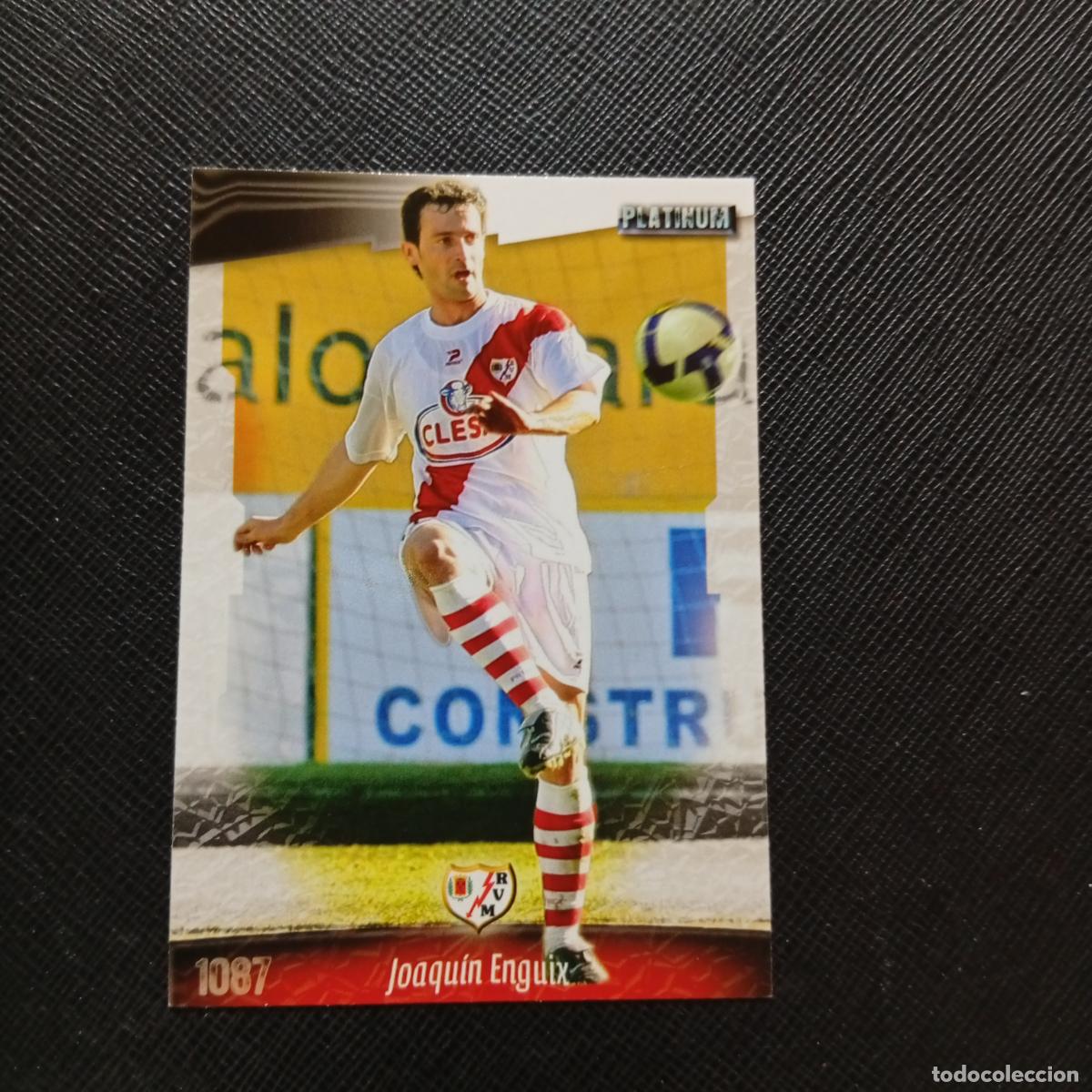 Cartes &agrave; collectionner de Football: 1087 JOAQUIN ENGUIX RAYO VALLECANO MUNDICROMO QUIZ GAME 2008 2009 FUTBOL 08 09 - A212 PG59