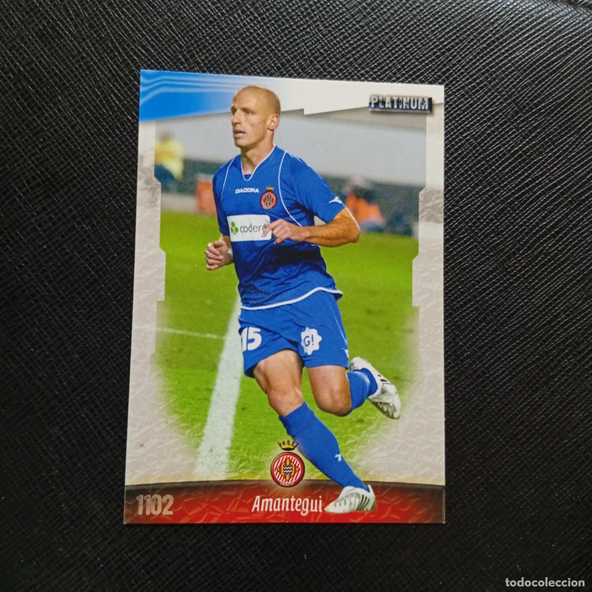 Cromos de f&uacute;tbol: 1102 AMANTEGUI GIRONA MUNDICROMO QUIZ GAME 2008 2009 FUTBOL 08 09 - A212 PG60
