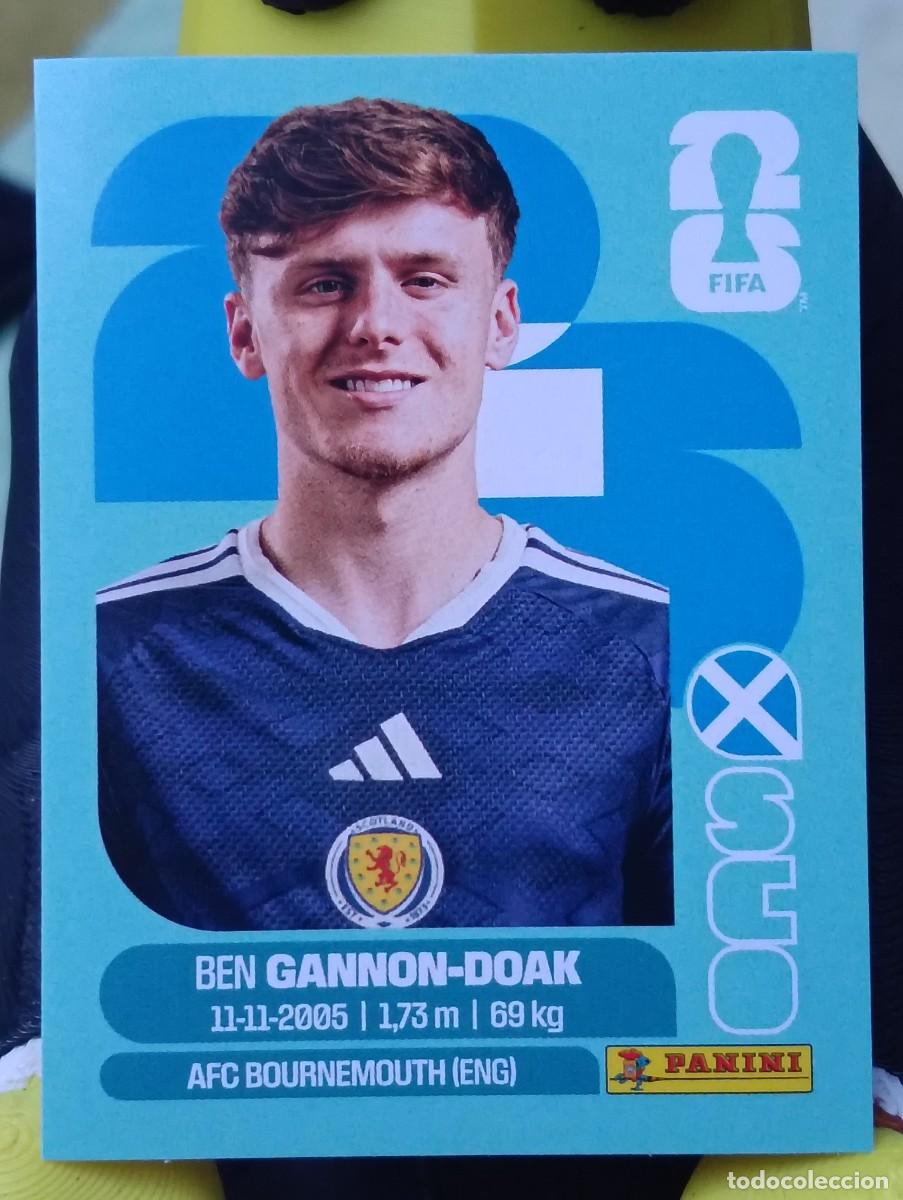 Cromos de f&uacute;tbol: Mundial 2026 - Ben Gannon-Doak - N&deg; 20 - Scotland