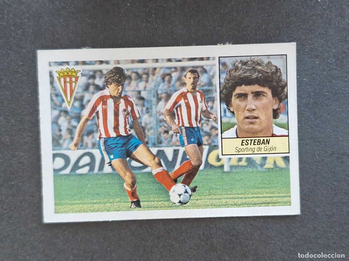 Cromos de f&uacute;tbol: L5 ESTEBAN SPORTING DE GIJON LIGA ESTE 1984 1985 84 85 DESPEGADO RECUPERADO