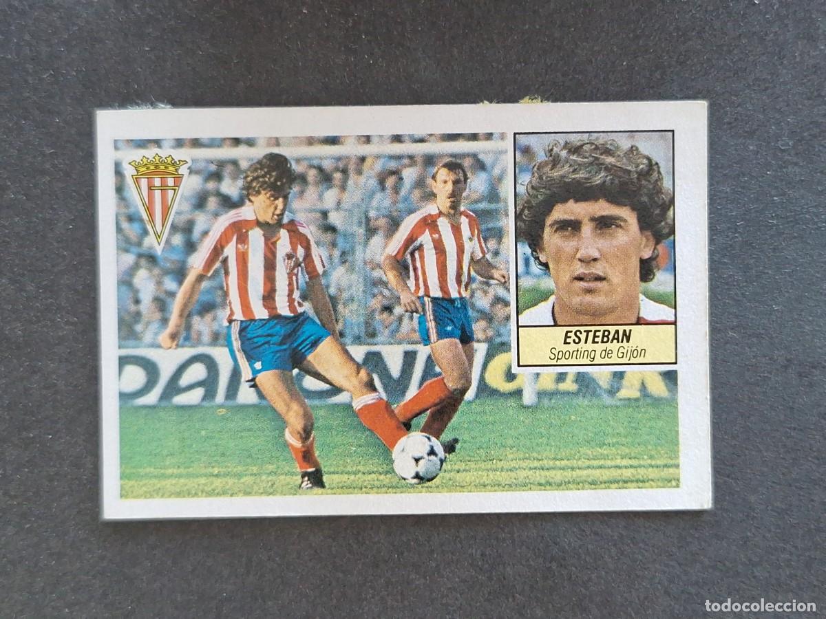 Cromos de f&uacute;tbol: L5 ESTEBAN SPORTING DE GIJON LIGA ESTE 1984 1985 84 85 DESPEGADO RECUPERADO