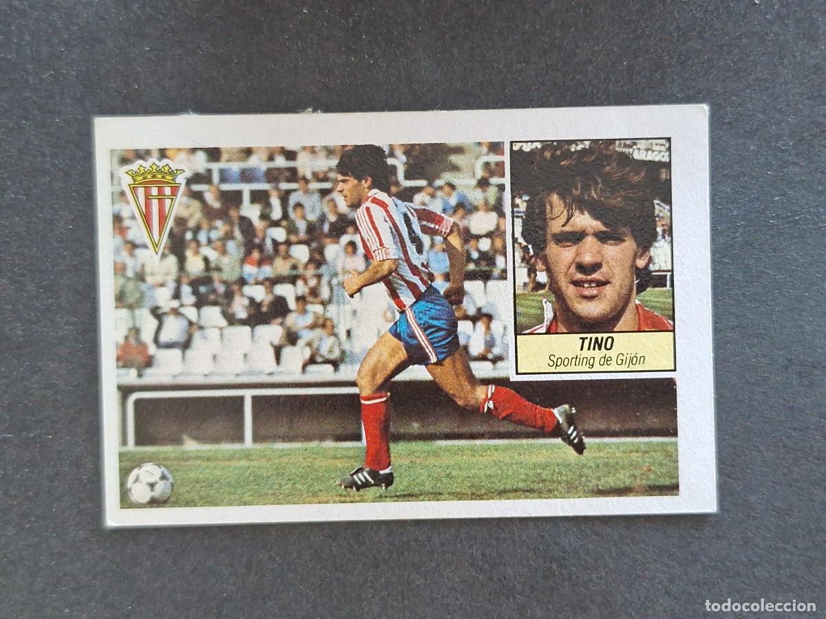 Cromos de f&uacute;tbol: L5 TINO SPORTING DE GIJON LIGA ESTE 1984 1985 84 85 DESPEGADO RECUPERADO