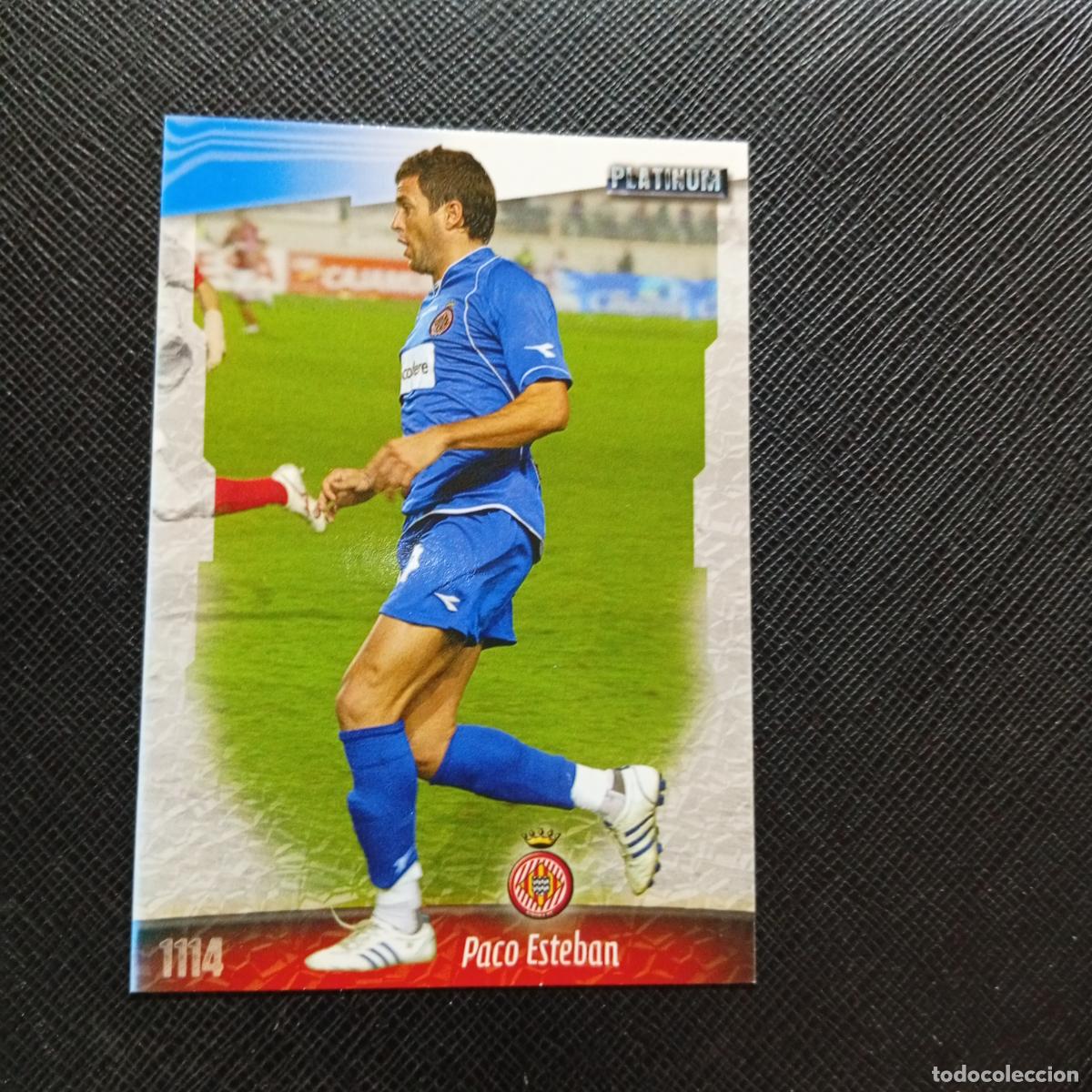 Cromos de f&uacute;tbol: 1114 PACO ESTEBAN GIRONA MUNDICROMO QUIZ GAME 2008 2009 FUTBOL 08 09 - A88 PG1