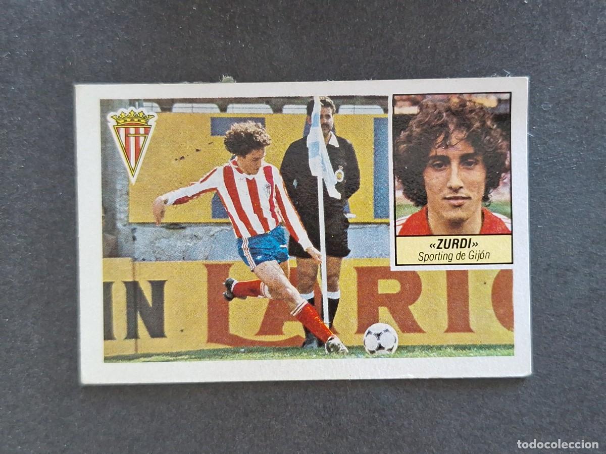 Cromos de f&uacute;tbol: L5 ZURDI SPORTING DE GIJON LIGA ESTE 1984 1985 84 85 DESPEGADO RECUPERADO