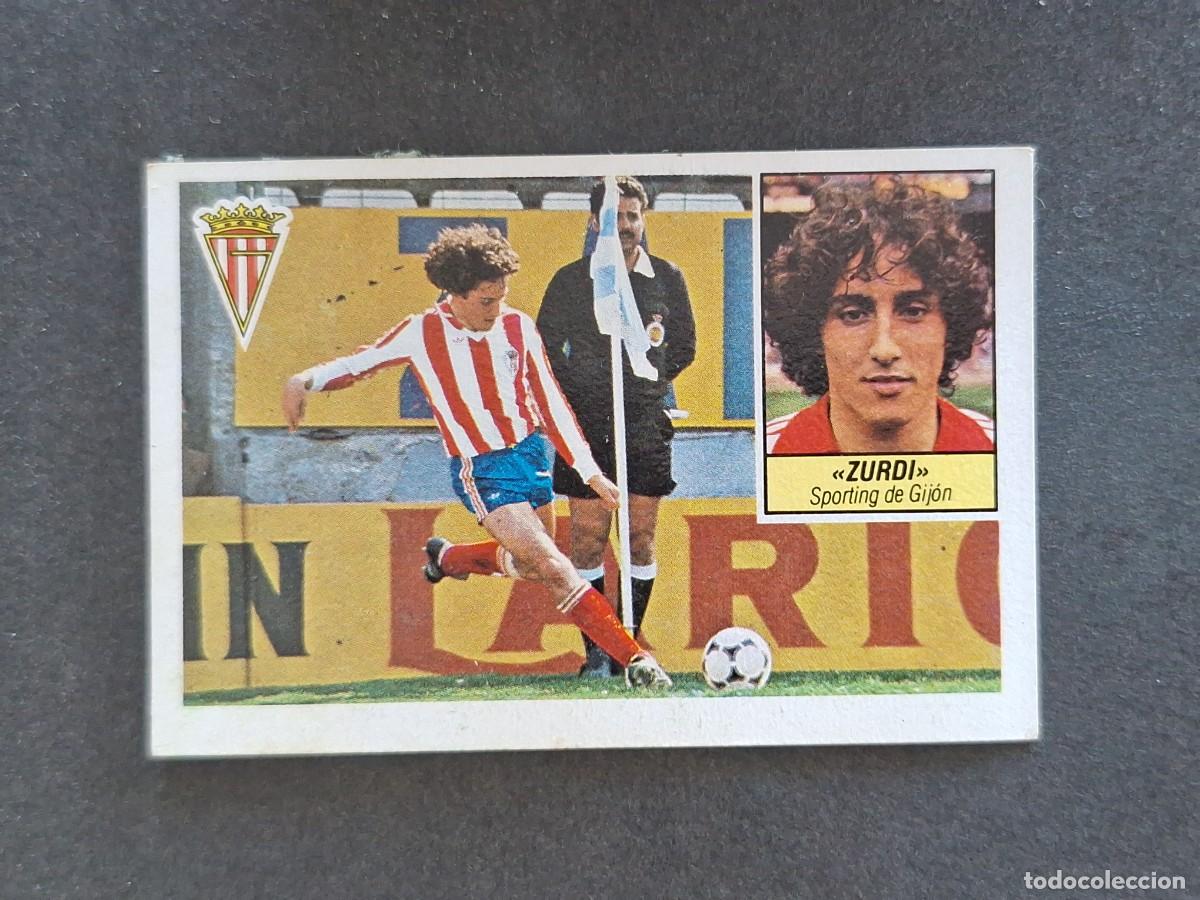 Cromos de f&uacute;tbol: L5 ZURDI SPORTING DE GIJON LIGA ESTE 1984 1985 84 85 DESPEGADO RECUPERADO