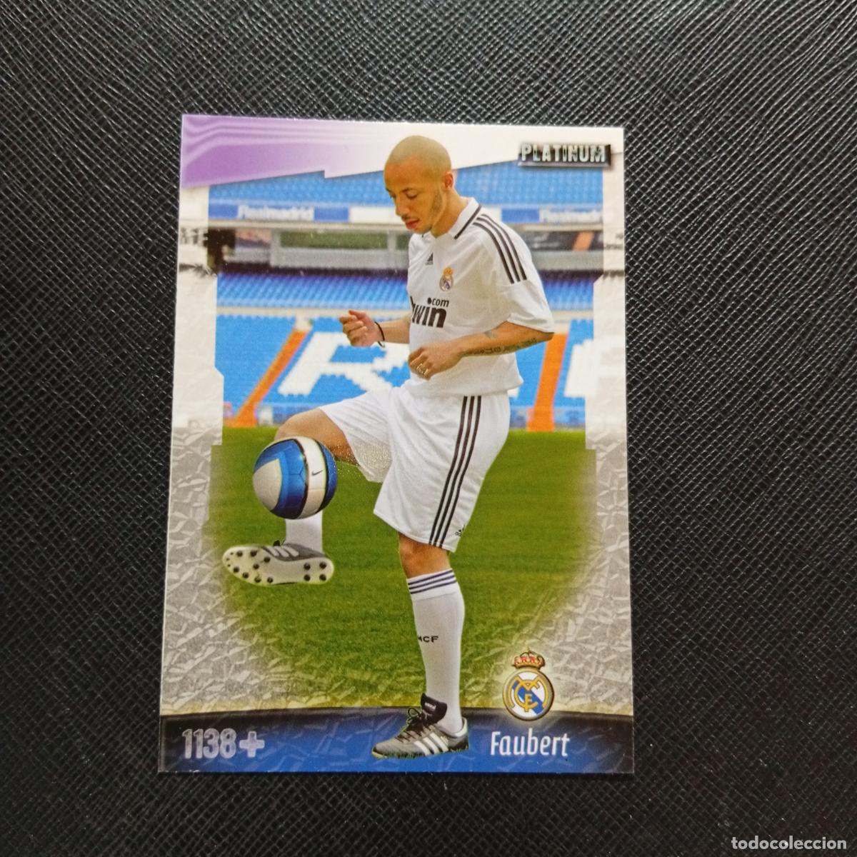 Cromos de f&uacute;tbol: 1138 FAUBERT REAL MADRID MUNDICROMO QUIZ GAME 2008 2009 FUTBOL 08 09 - A88 PG17 FICHAJE