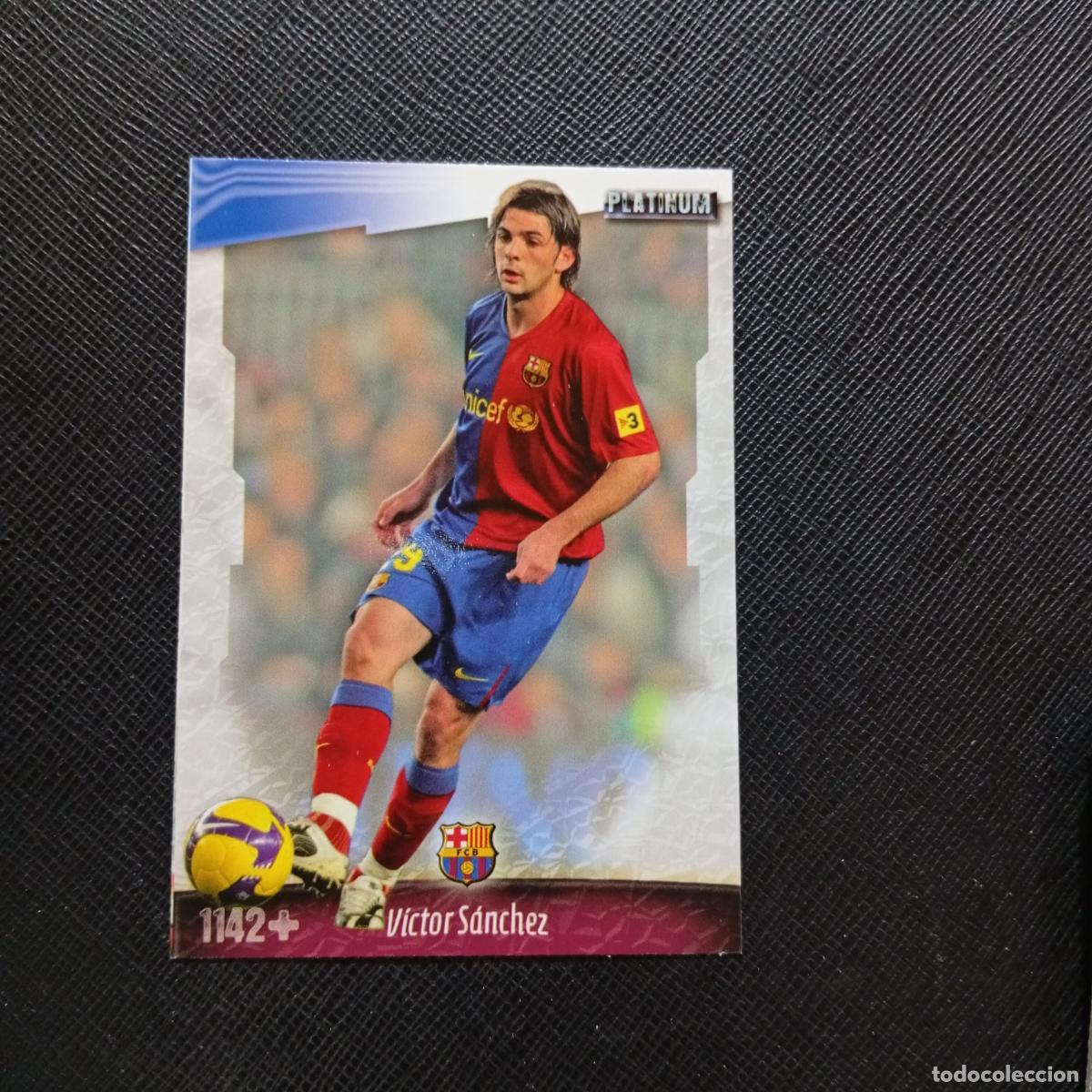 Cromos de f&uacute;tbol: 1142 VICTOR SANCHEZ BARCELONA MUNDICROMO QUIZ GAME 2008 2009 FUTBOL 08 09 - A88 PG22 FICHAJE