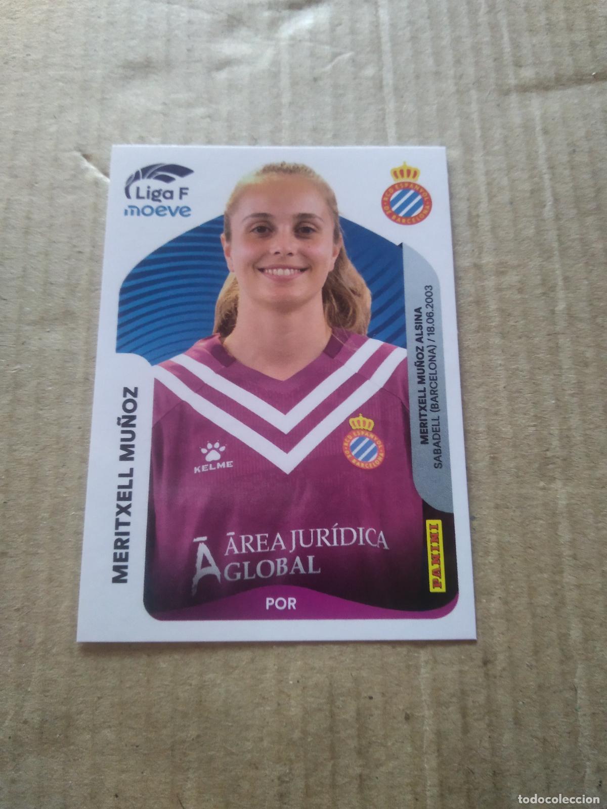 Cromos de f&uacute;tbol: 185 MERITXELL MU&Ntilde;OZ ESPANYOL CROMO FUTBOL PANINI LIGA FEMENINA 2025-2026 LIGA F 25-26