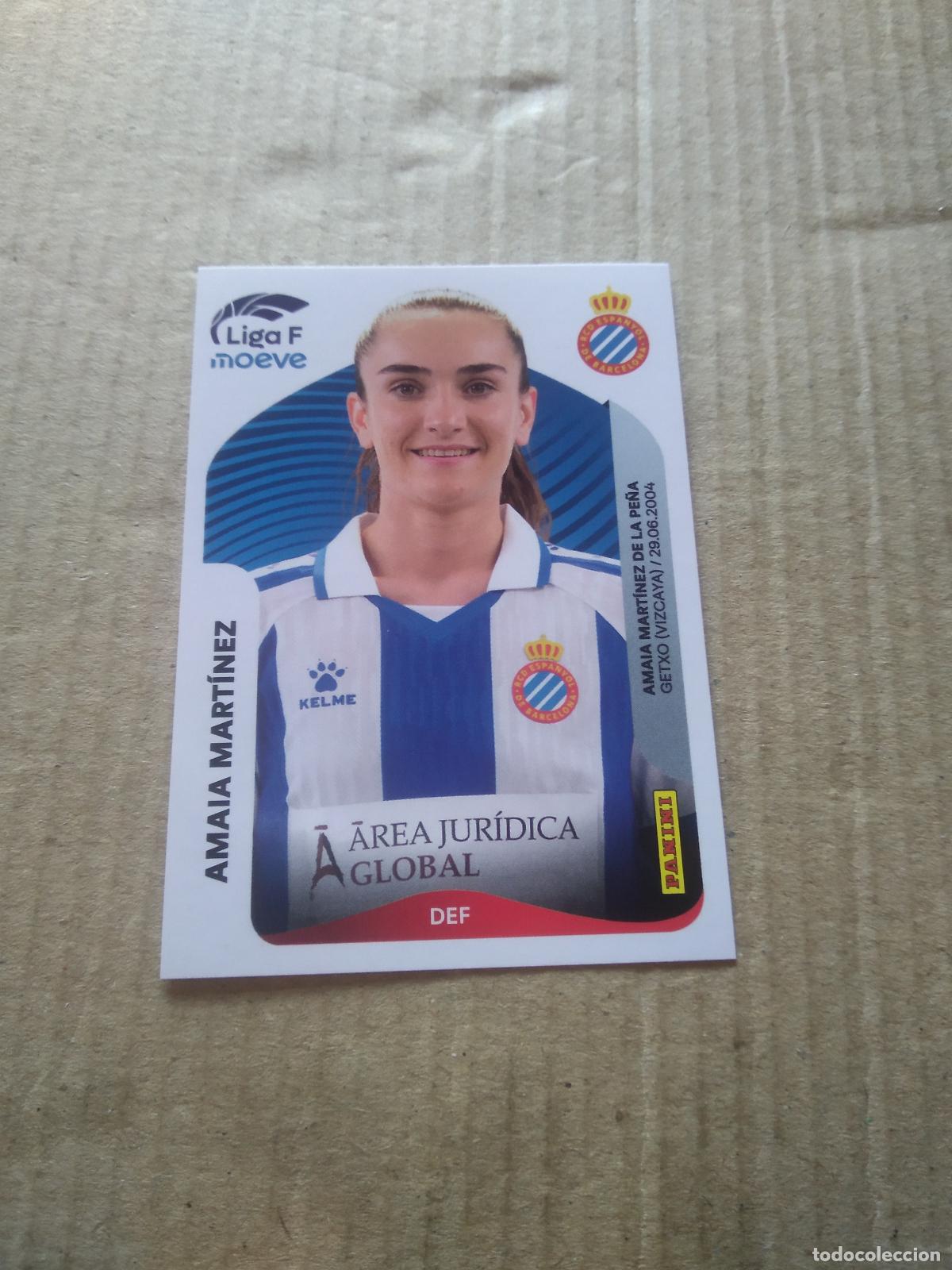 Cromos de f&uacute;tbol: 188 AMAIA MARTINEZ ESPANYOL CROMO FUTBOL PANINI LIGA FEMENINA 2025-2026 LIGA F 25-26
