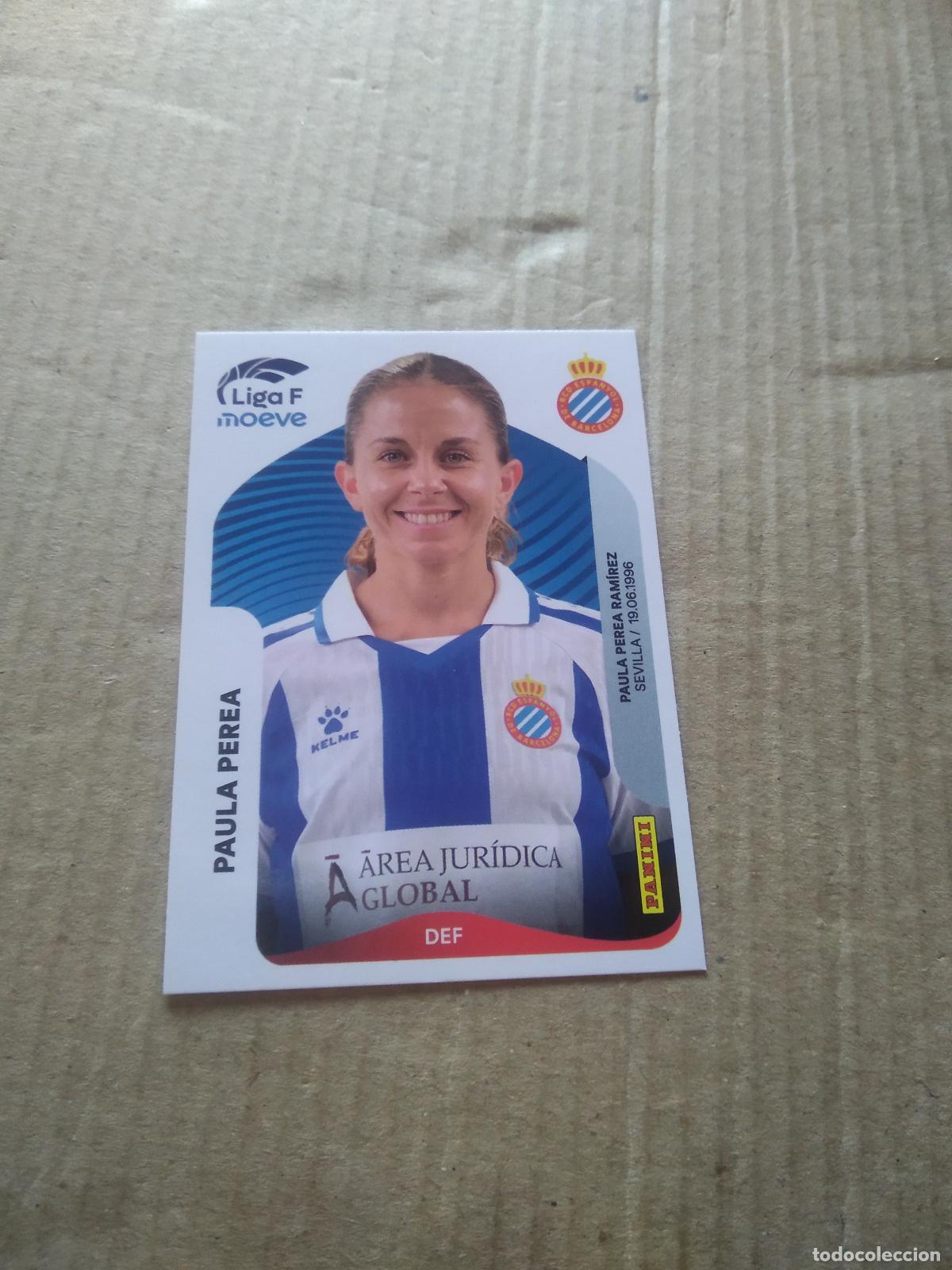 Cromos de f&uacute;tbol: 192 PAULA PEREA ESPANYOL CROMO FUTBOL PANINI LIGA FEMENINA 2025-2026 LIGA F 25-26
