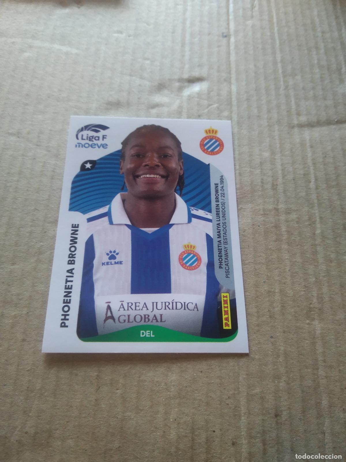 Cromos de f&uacute;tbol: 201B PHOENETIA BROWNE ESPANYOL CROMO FUTBOL PANINI LIGA FEMENINA 2025-2026 LIGA F 25-26