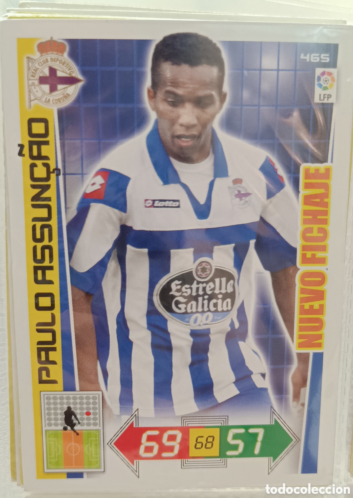 Cromos de f&uacute;tbol: 465 NUEVO FICHAJE Paulo assuncao