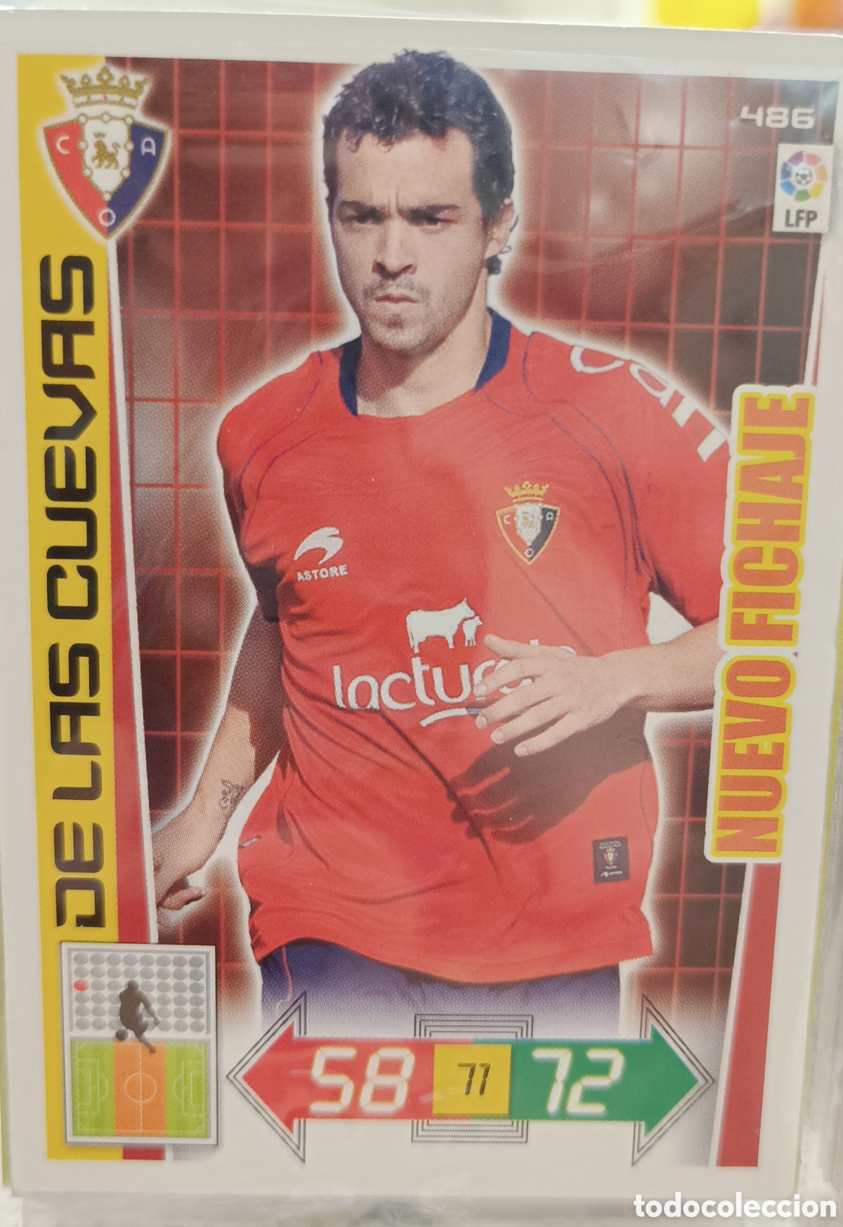 Cromos de f&uacute;tbol: 486 NUEVO FICHAJE De las Cuevas