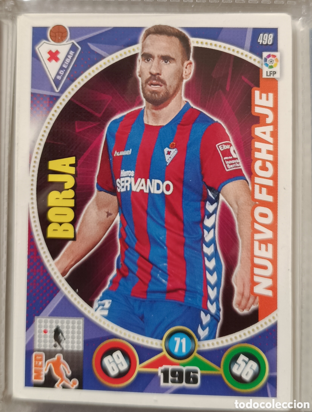 Cromos de f&uacute;tbol: 498 Nuevo Fichaje BORJA Adrenalyn 13/14