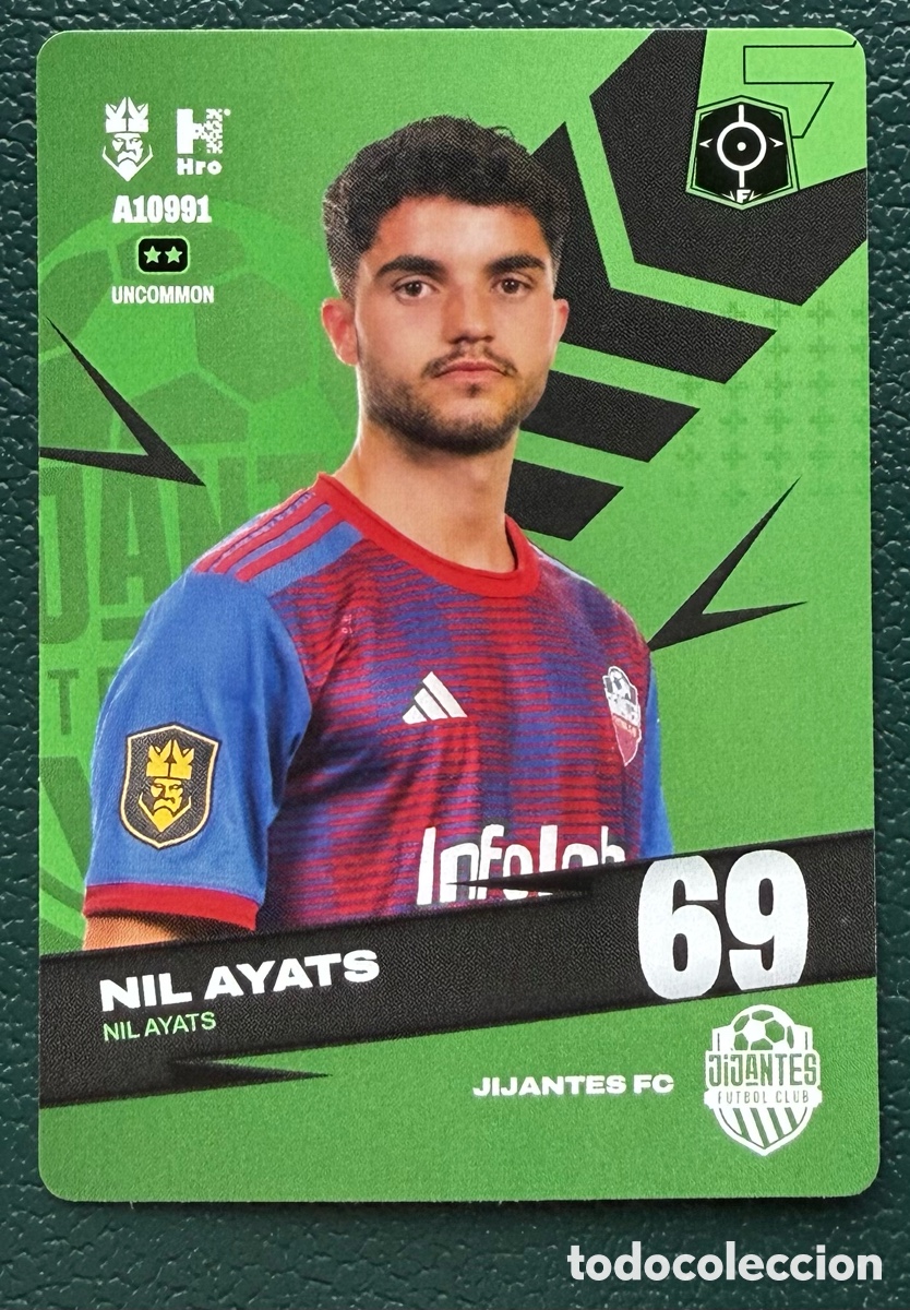 Football Stickers: A10991 NIL AYATS JIJANTES FC FICHAS ALBUM KINGS LEAGUE INFOJOBS 2024 KOLEX