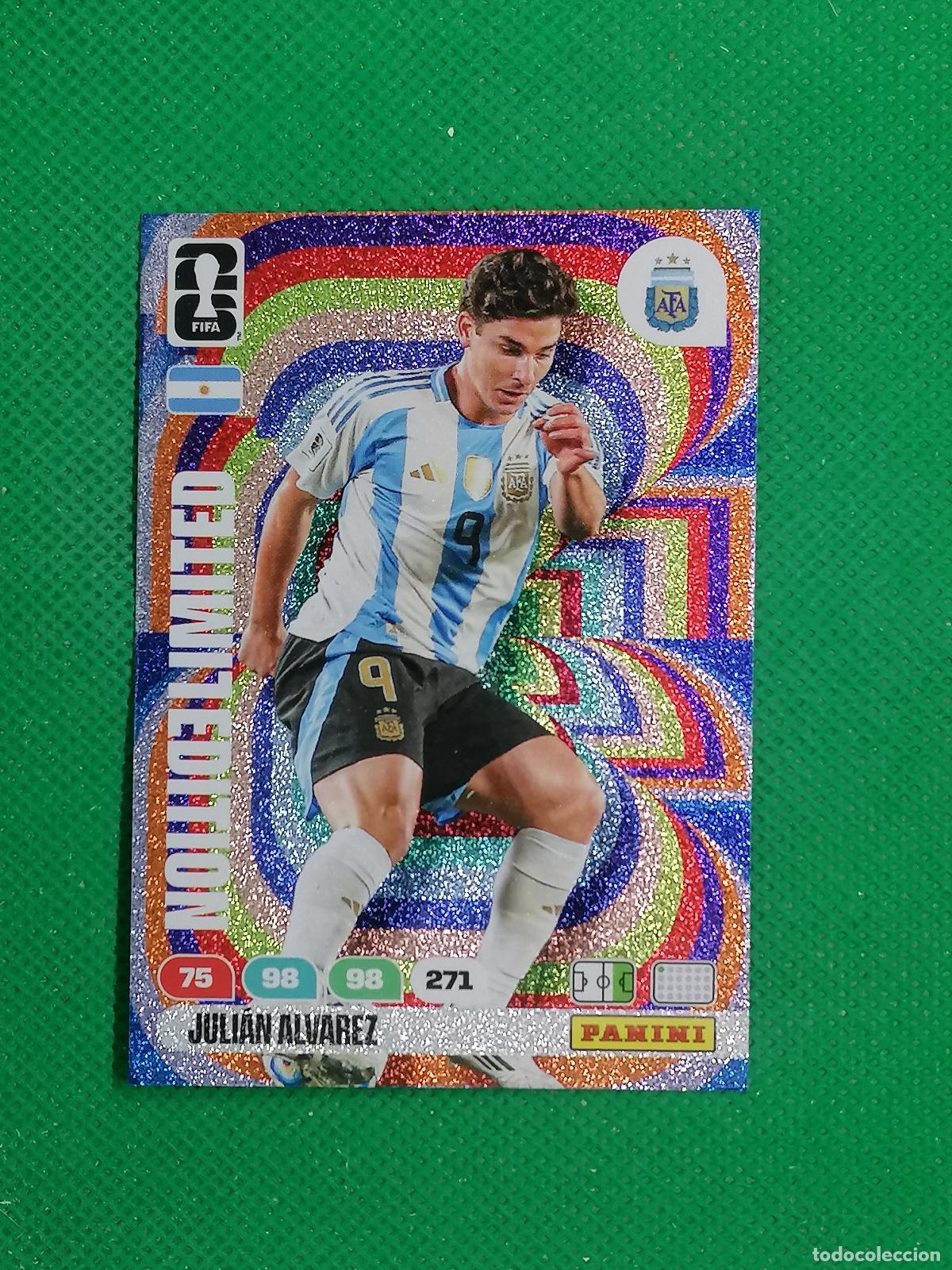 Cromos de f&uacute;tbol: JULIAN ALVAREZ ARGENTINA LIMITED EDITION ⚽ PANINI ADRENALYN FIFA WORLD CUP 26 2026 ⚽