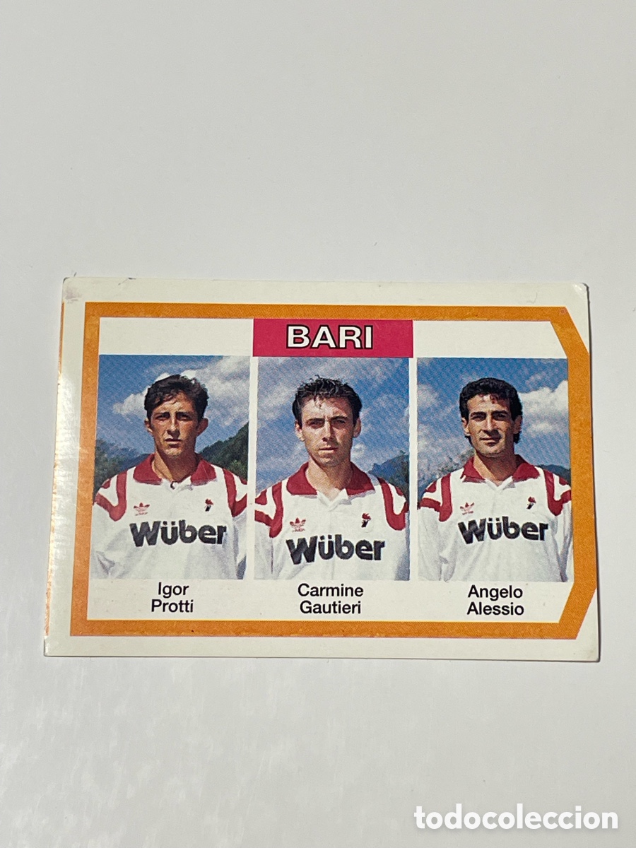 Cromos de f&uacute;tbol: Igor Protti - Carmine Gautieri - Angelo Alessio Bari CalcioFlash 93/94 #335