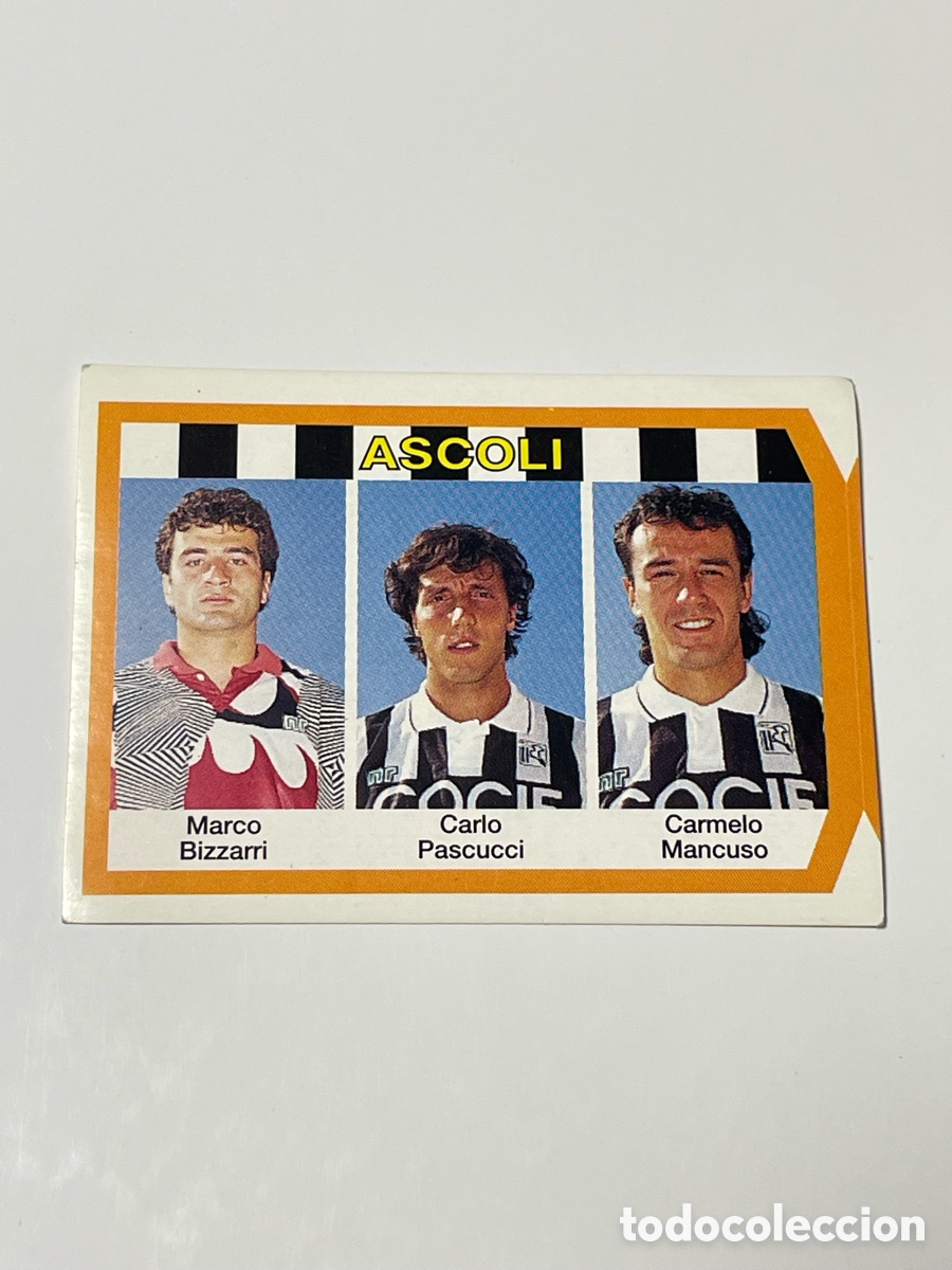 Cromos de f&uacute;tbol: Marco Bizzarri - Carlo Pascucci - Carmelo Mancuso Ascoli CalcioFlash 93/94 #329