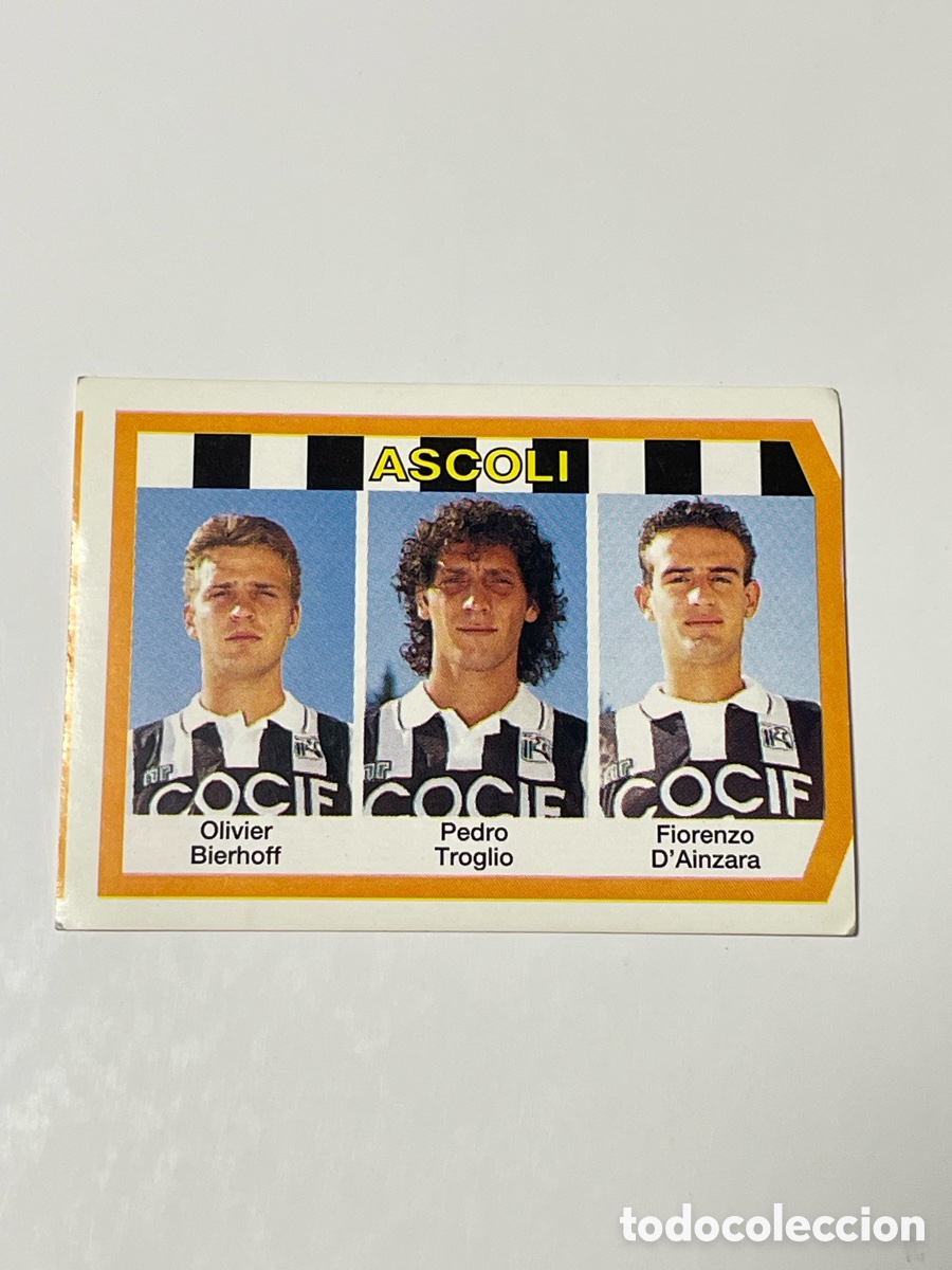 Cromos de f&uacute;tbol: Olivier Bierhoff - Pedro Troglio - Fiorenzo D&rsquo;Ainzara Ascoli CalcioFlash 93/94 #332