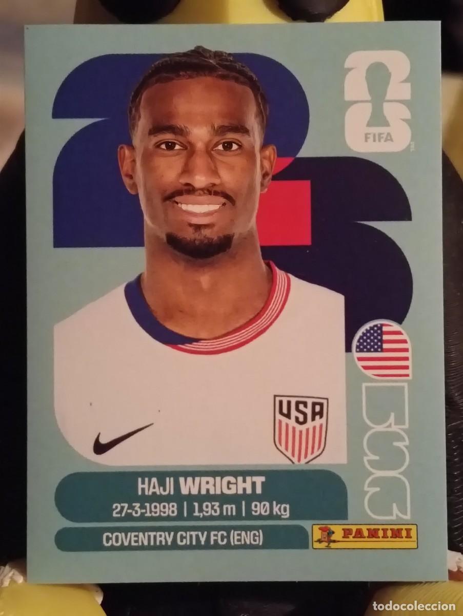 Cromos de f&uacute;tbol: Mundial 2026 - Haji Wright - N&deg; 19 - Usa