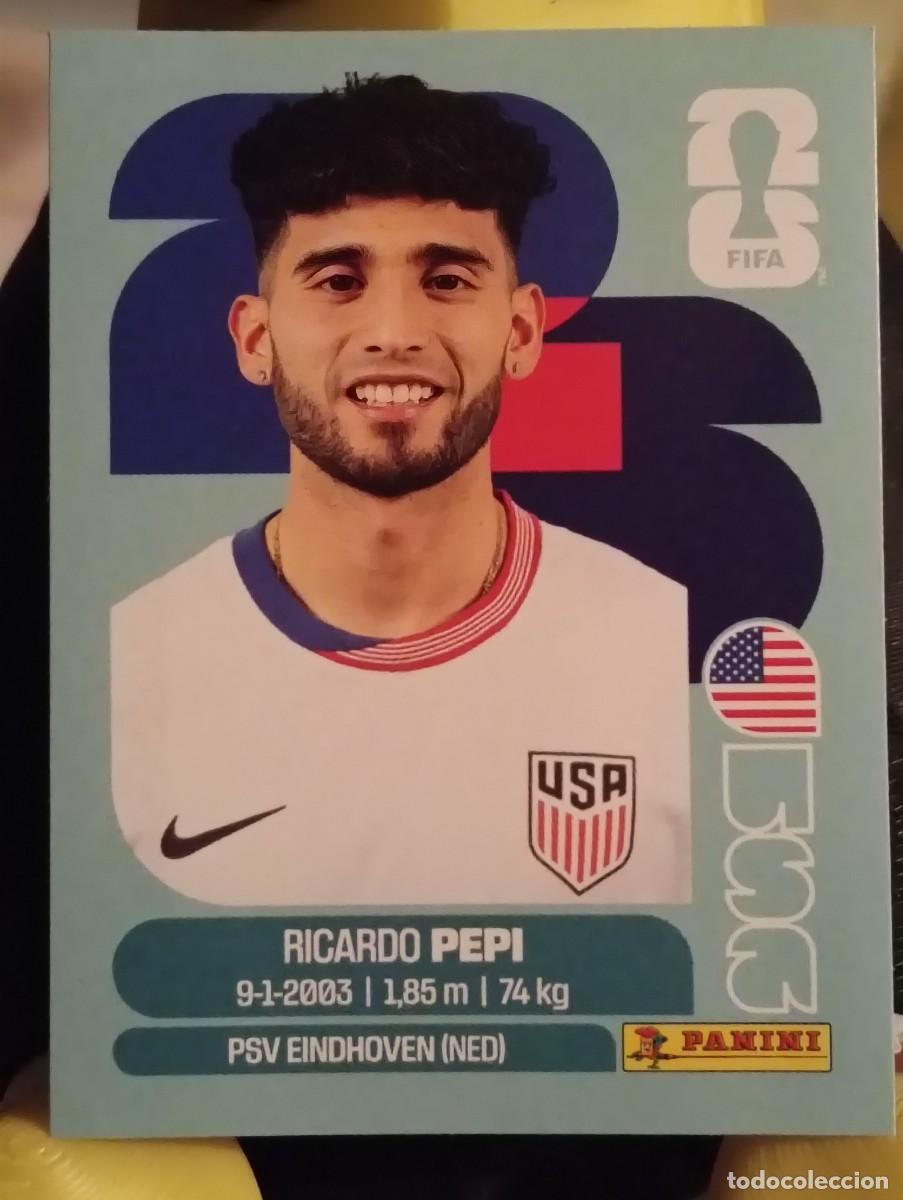 Cromos de f&uacute;tbol: Mundial 2026 - Ricardo Pepi - N&deg; 18 - Usa
