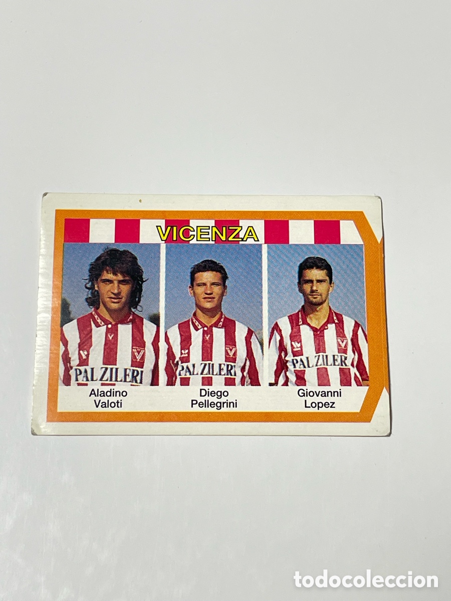 Cromos de f&uacute;tbol: Aladino Valoti - Diego Pellegrini - Giovanni L&oacute;pez Vicenza CalcioFlash 93/94 #398