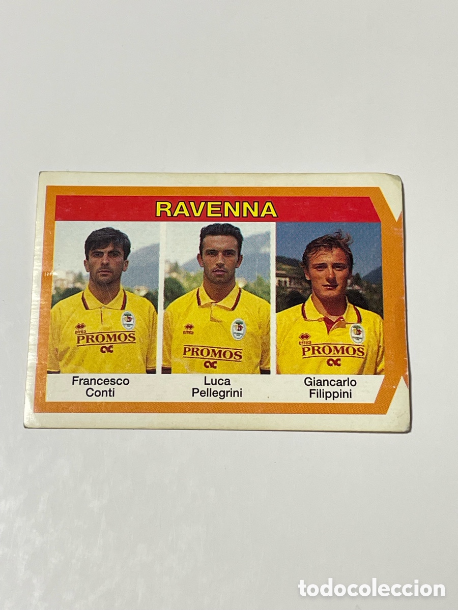 Cromos de f&uacute;tbol: Francesco Conti - Luca Pellegrini - Giancarlo Filippini Ravenna CalcioFlash 93/94 #386