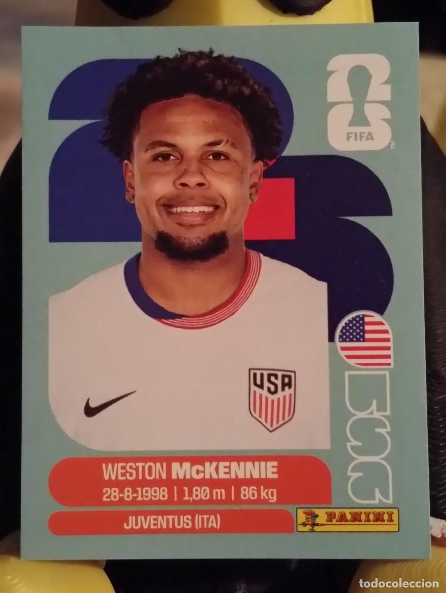 Cromos de f&uacute;tbol: Mundial 2026 - Weston Mckennie - N&deg; 10 - Usa