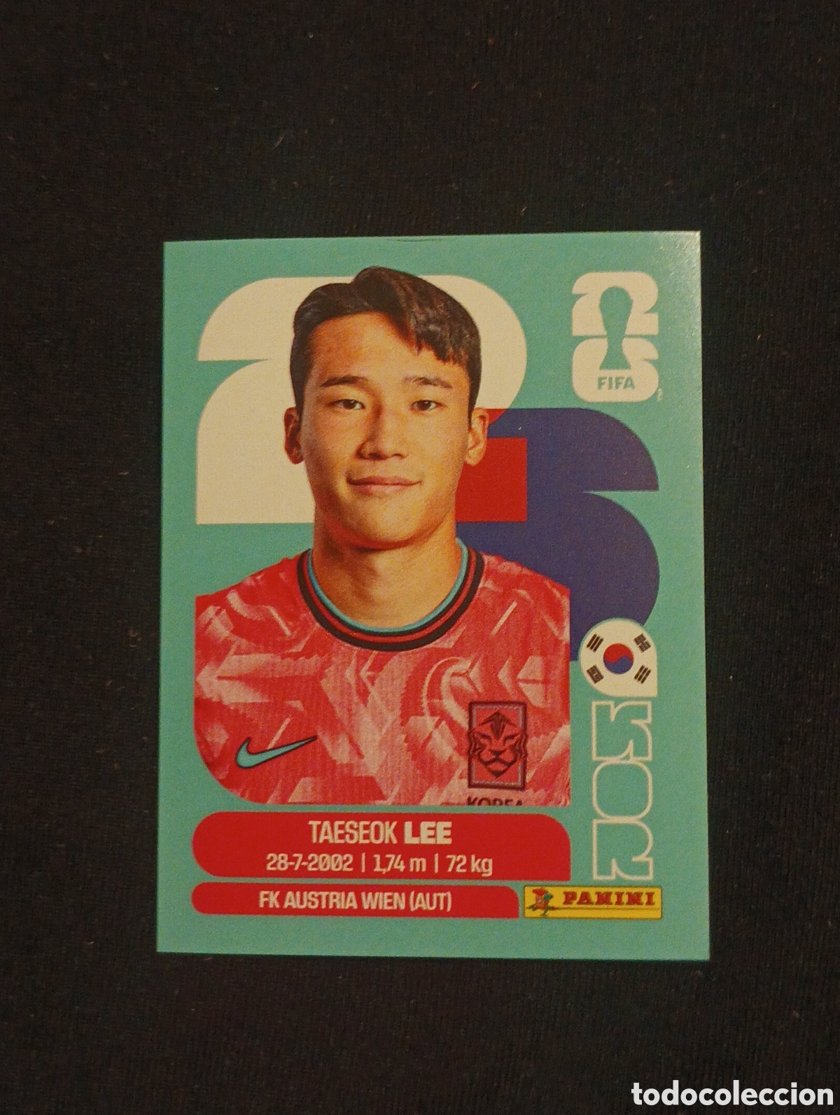 Cromos de f&uacute;tbol: mundial panini 2026 taeseok lee