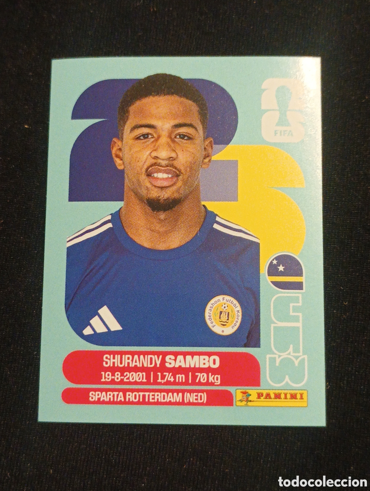 Cromos de f&uacute;tbol: mundial panini 2026 shurandy sambo