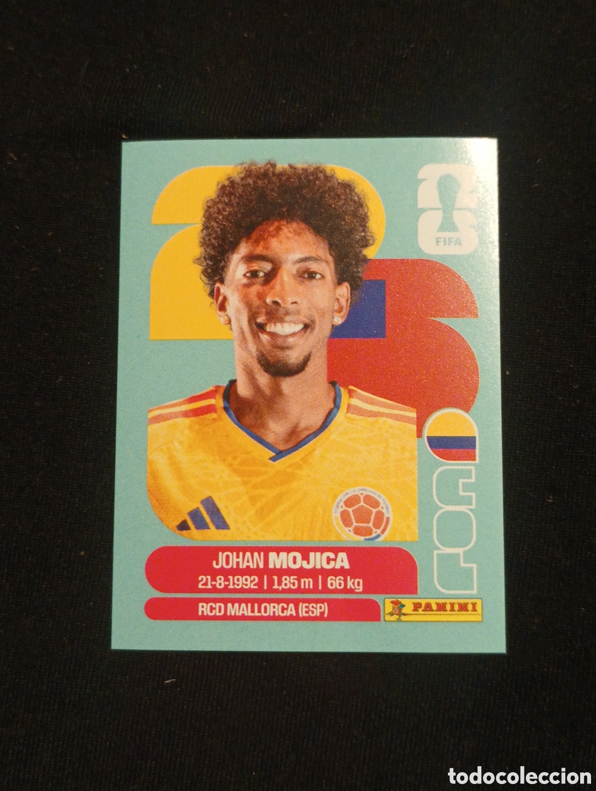 Cromos de f&uacute;tbol: mundial panini 2026 Johan mojica