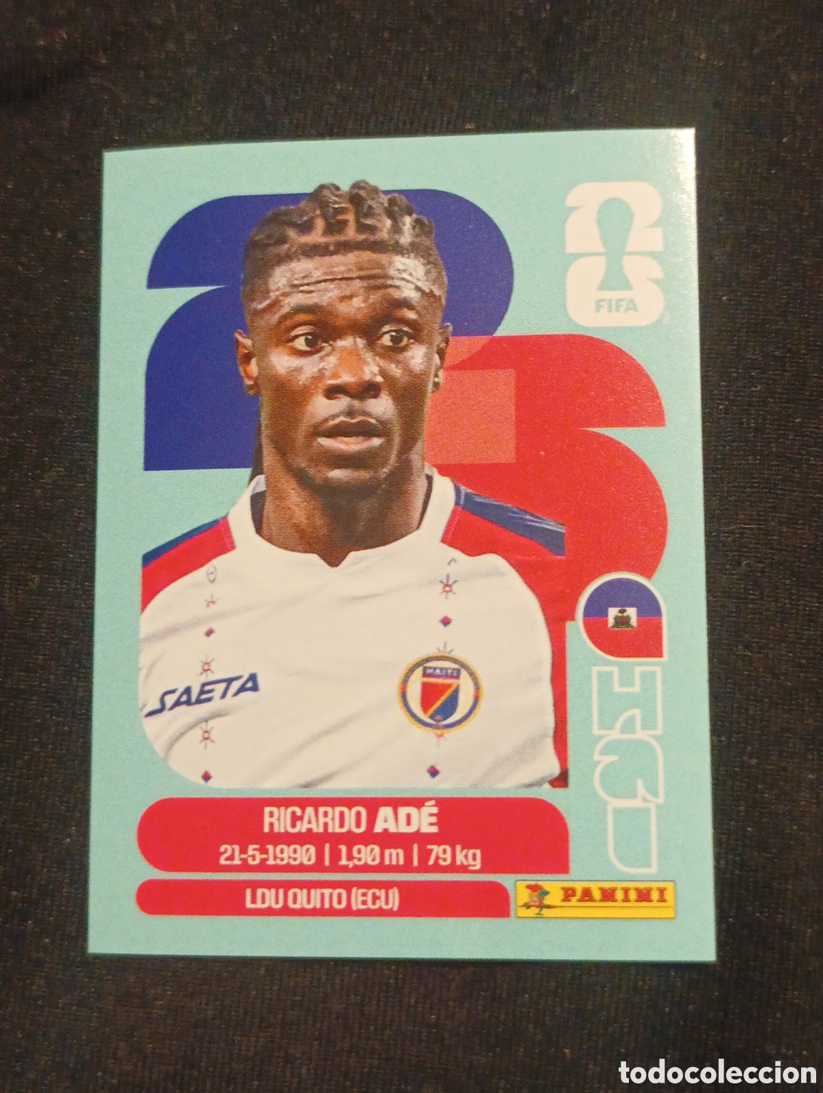 Cromos de f&uacute;tbol: mundial panini 2026 Ricardo ade
