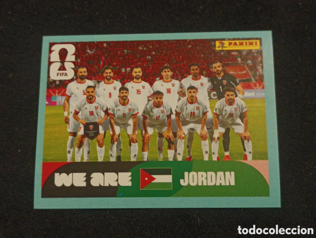 Cromos de f&uacute;tbol: mundial panini 2026 equipo jordan