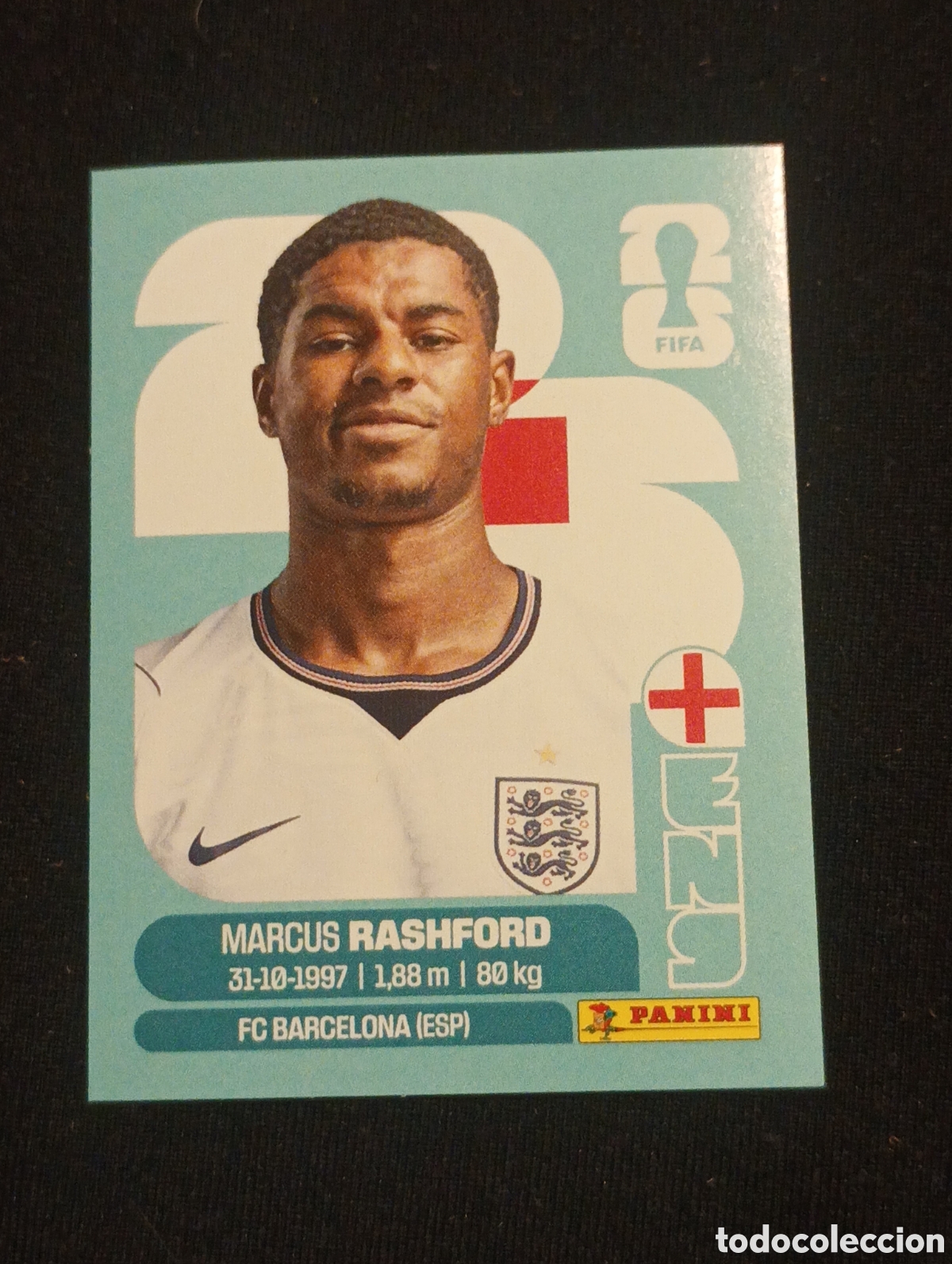 Cromos de f&uacute;tbol: mundial panini 2026 Marcus rashford