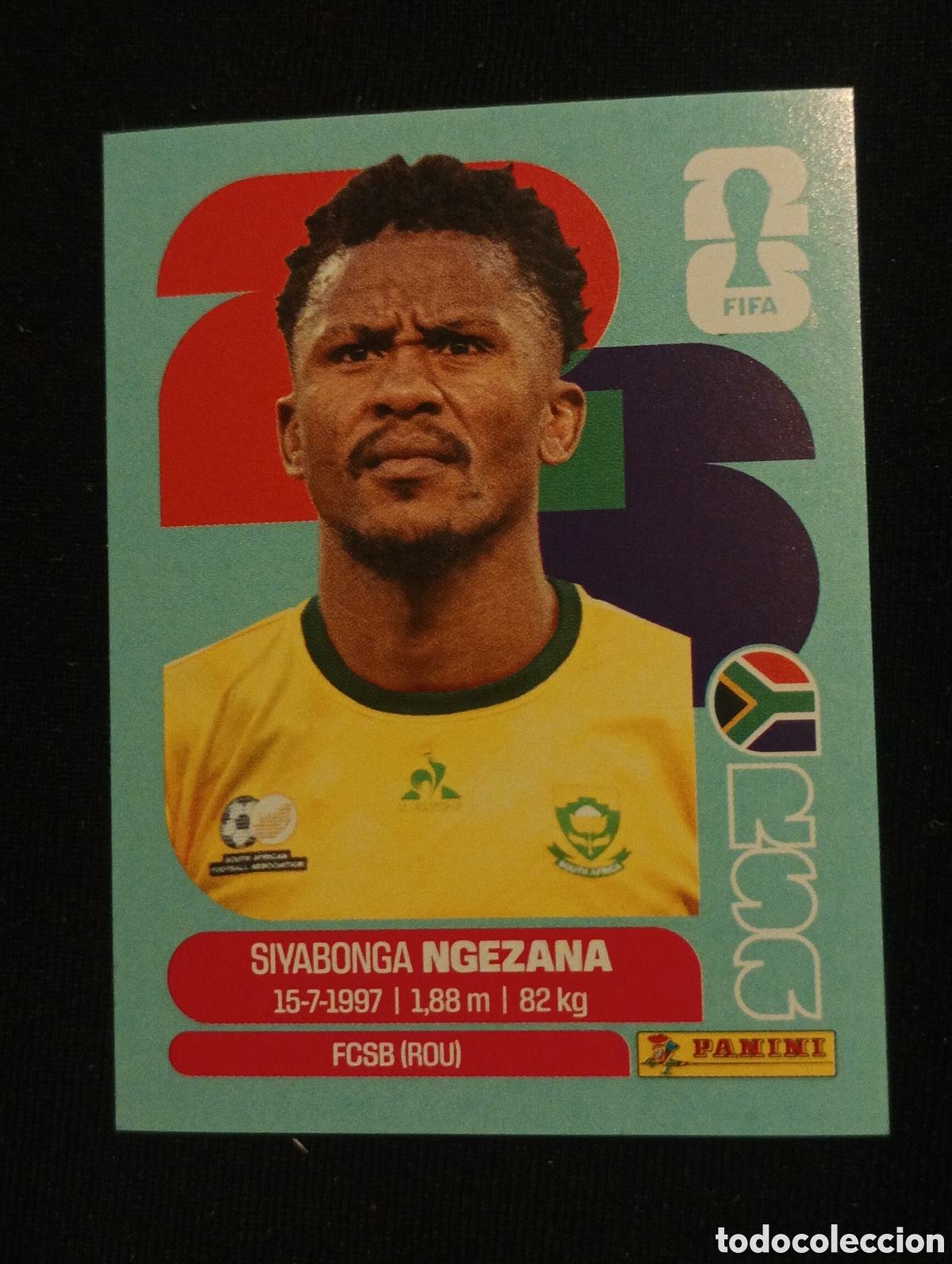 Cromos de f&uacute;tbol: mundial panini 2026 siyabonga ngezana
