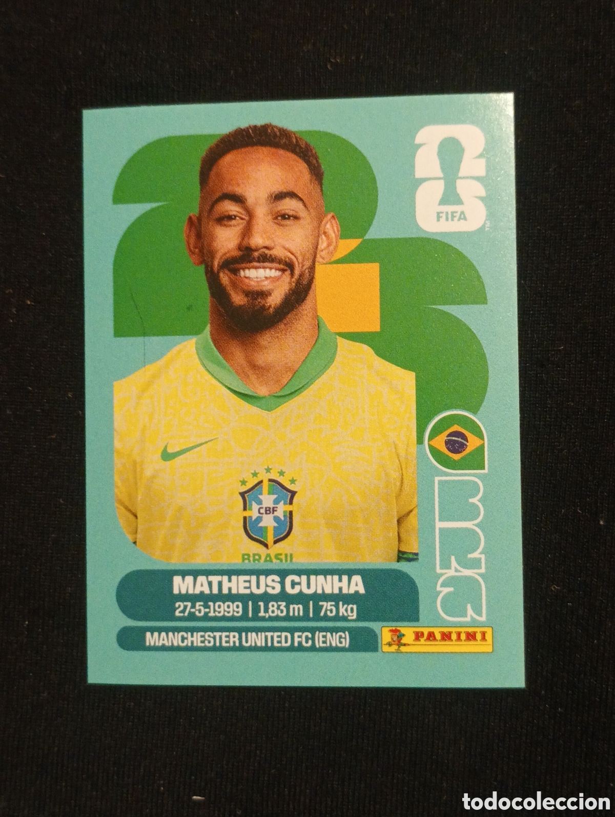 Cromos de f&uacute;tbol: mundial panini 2026 matheus cunha