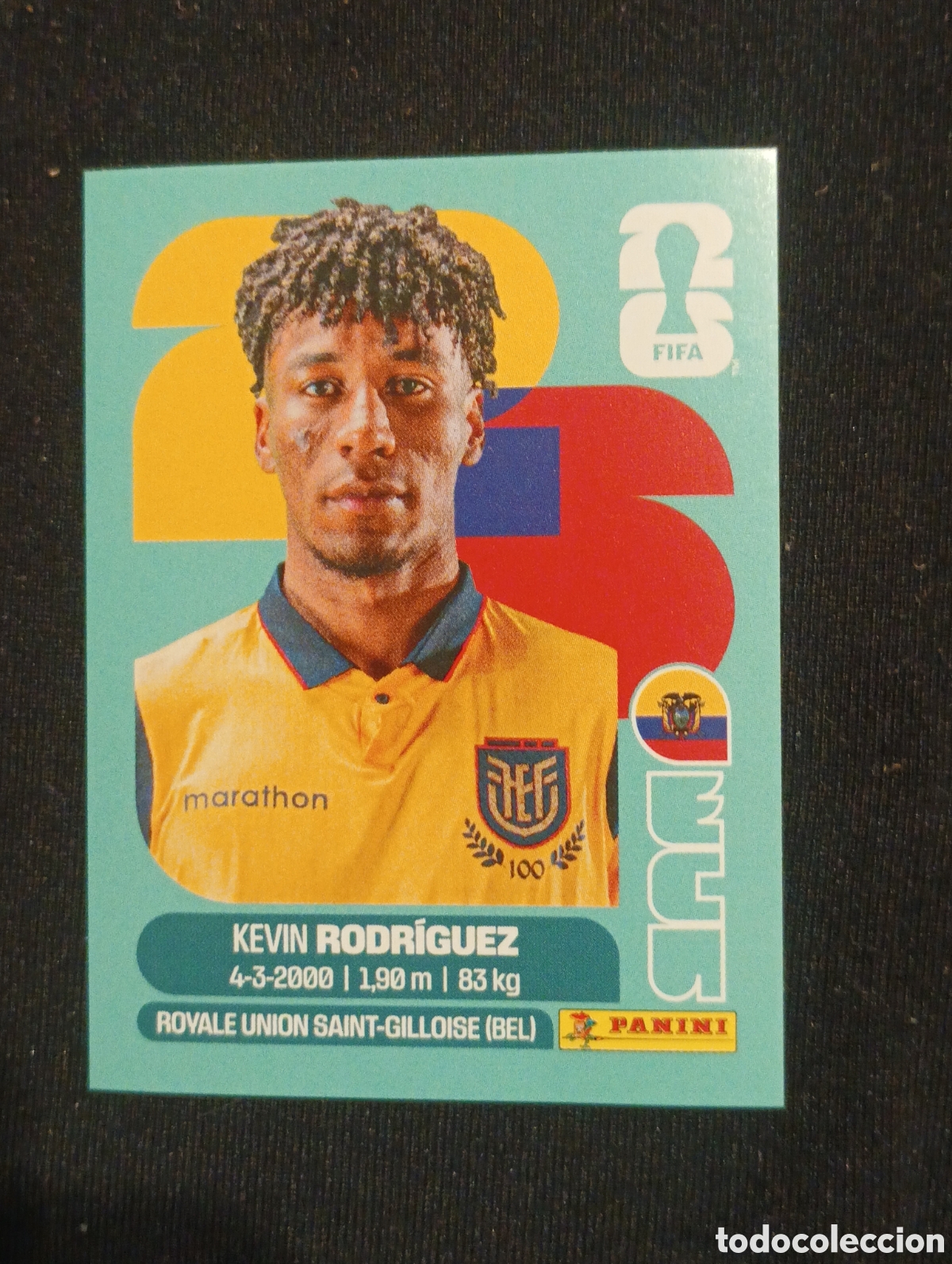 Cromos de f&uacute;tbol: mundial panini 2026 Kevin Rodr&iacute;guez