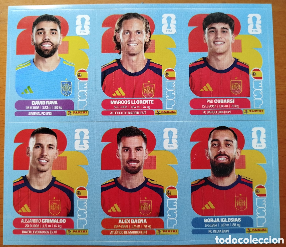 Cromos de f&uacute;tbol: Cromos Actualizaci&oacute;n Espa&ntilde;a Mundial 2026 - Revista Jug&oacute;n 231