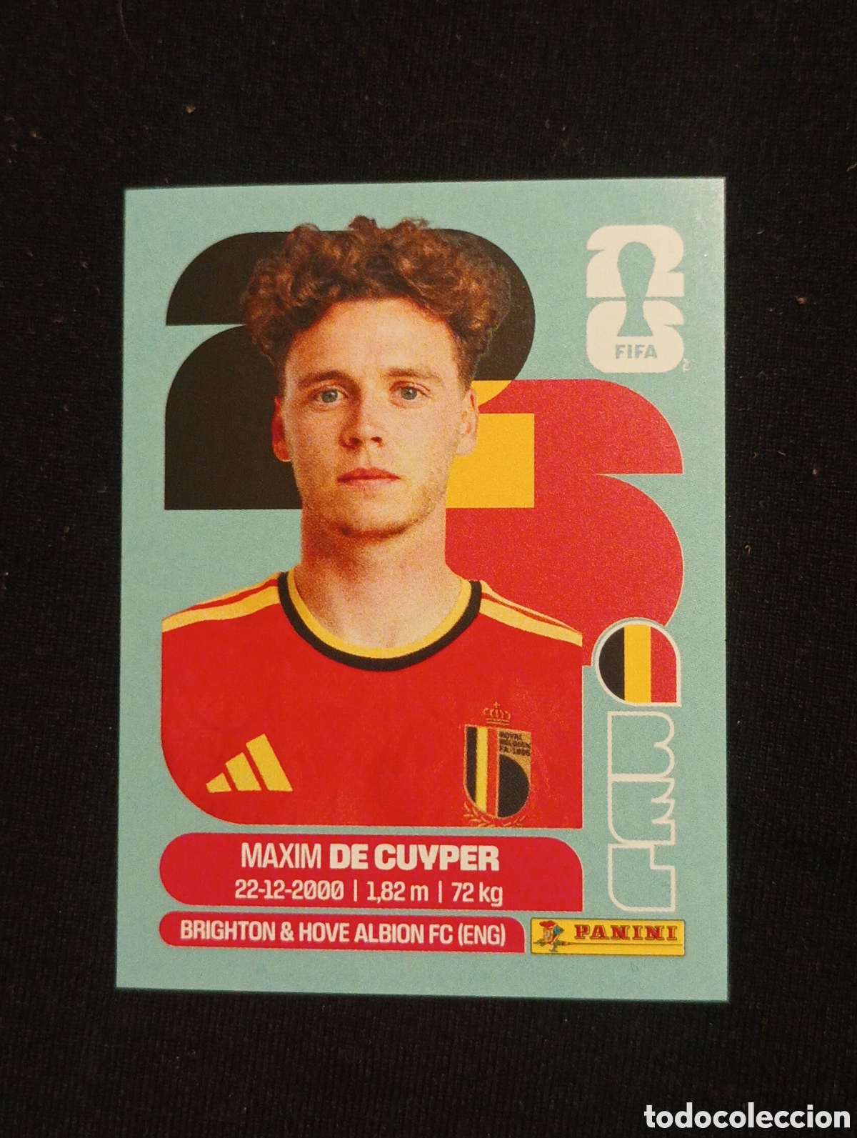 Cromos de f&uacute;tbol: mundial panini 2026 maxim de cuyper