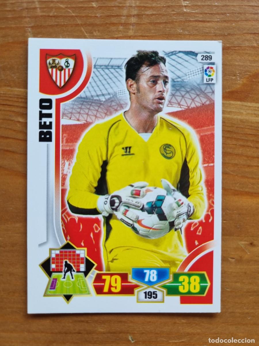 Cromos de f&uacute;tbol: 289 BETO (Sevilla FC). Liga 2013 2014 13 14 Adrenalyn XL