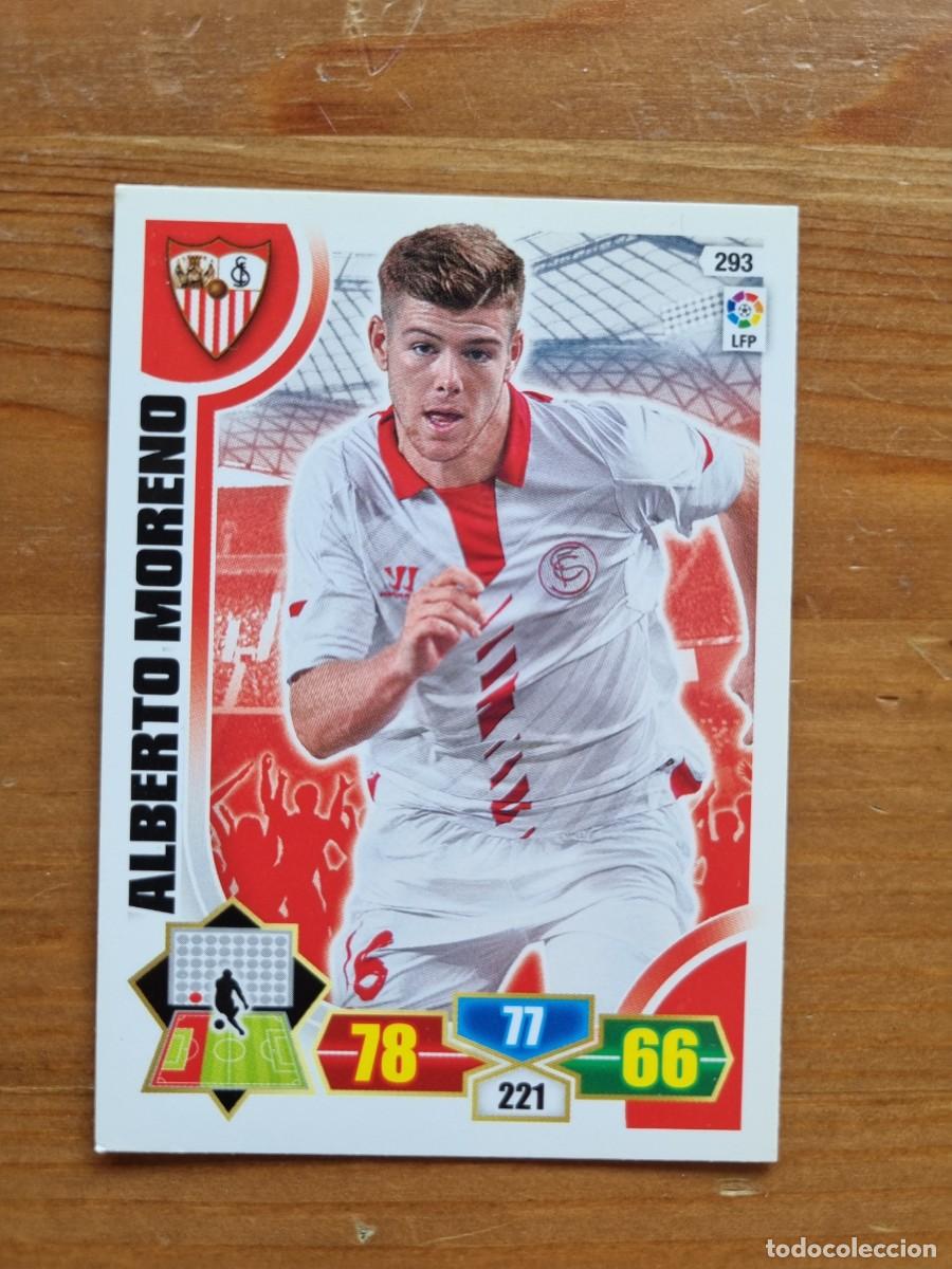 Cromos de f&uacute;tbol: 293 ALBERTO MORENO (Sevilla FC). Liga 2013 2014 13 14 Adrenalyn XL
