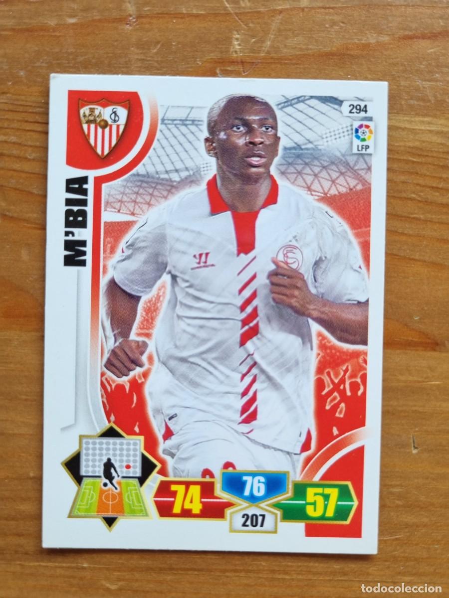 Cromos de f&uacute;tbol: 294 M'BIA (Sevilla FC). Liga 2013 2014 13 14 Adrenalyn XL