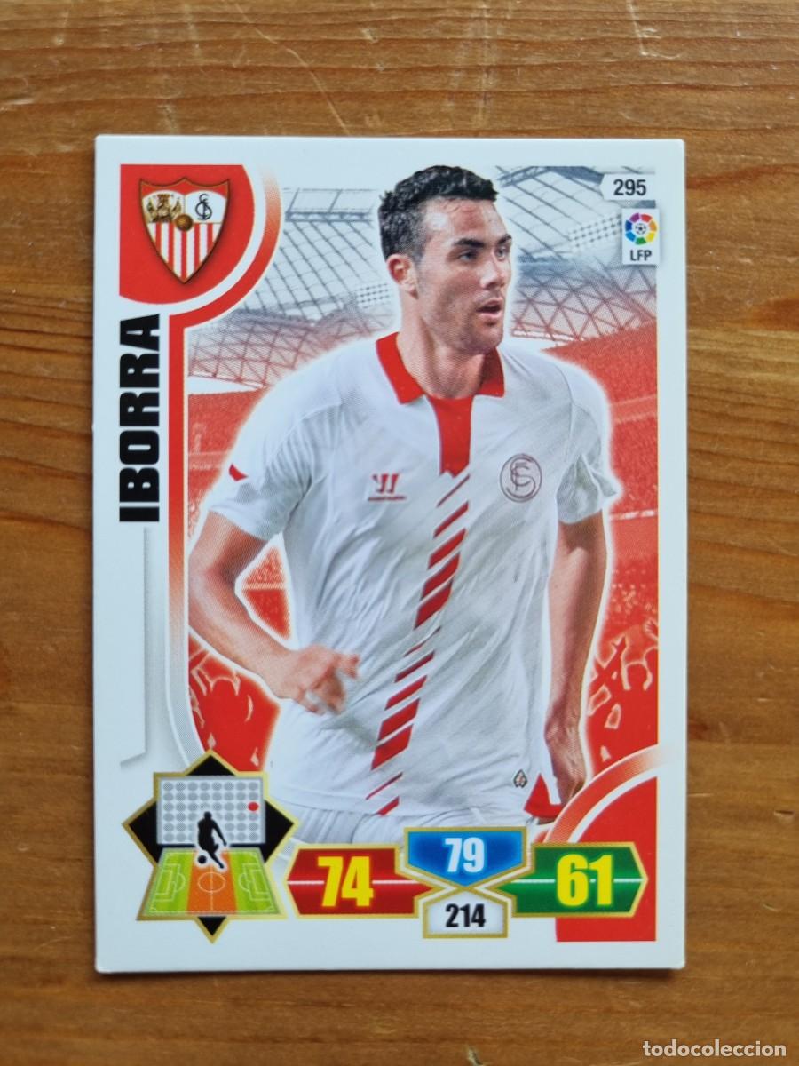 Cromos de f&uacute;tbol: 295 IBORRA (Sevilla FC). Liga 2013 2014 13 14 Adrenalyn XL