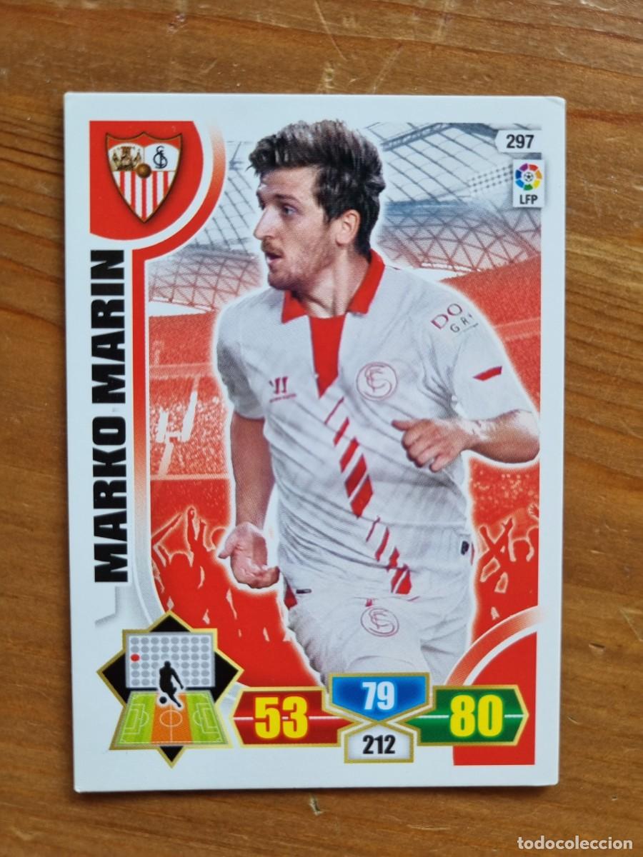 Cromos de f&uacute;tbol: 297 MARKO MAR&Iacute;N (Sevilla FC). Liga 2013 2014 13 14 Adrenalyn XL
