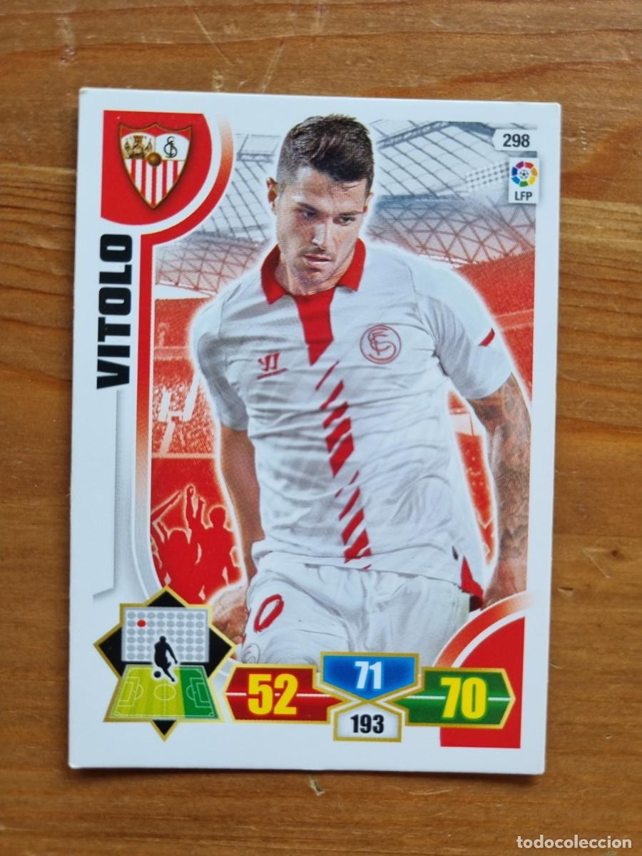 Cromos de f&uacute;tbol: 298 VITOLO (Sevilla FC). Liga 2013 2014 13 14 Adrenalyn XL