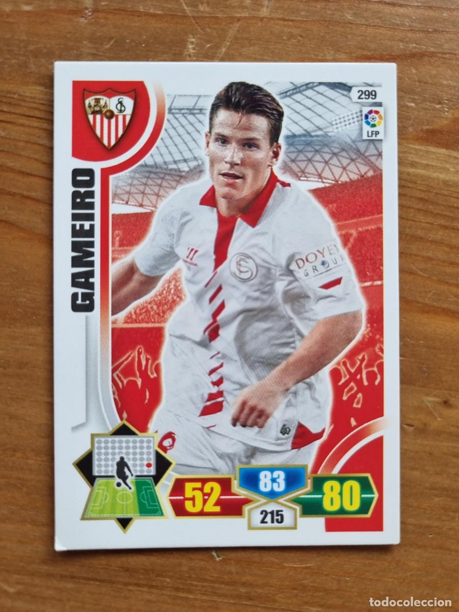 Cromos de f&uacute;tbol: 299 GAMEIRO (Sevilla FC). Liga 2013 2014 13 14 Adrenalyn XL